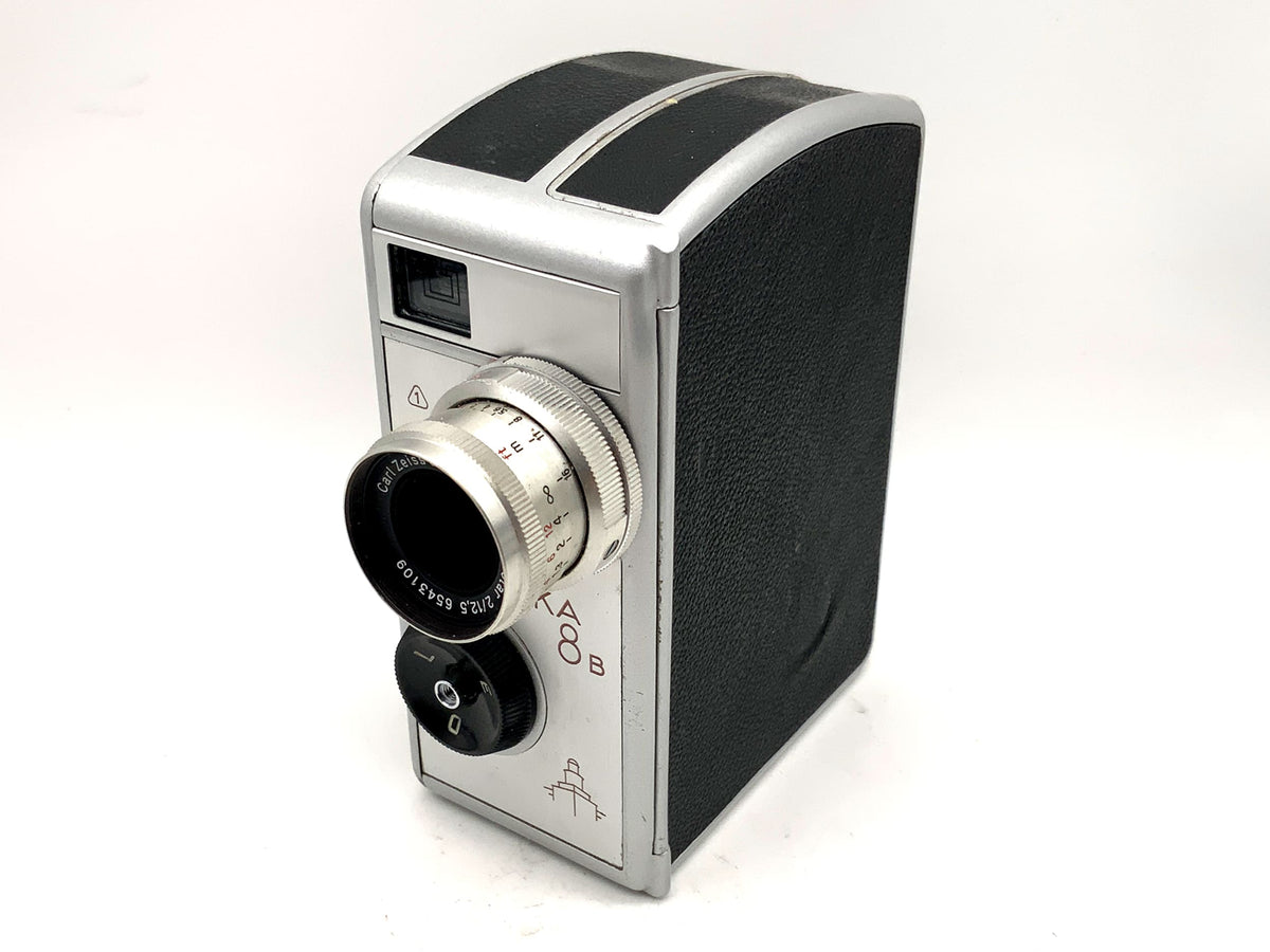 Appareil photo argentique Pentacon Pentaka 8B avec objectif double 8 mm Carl Zeiss Biotar 1:2/12,5 mm