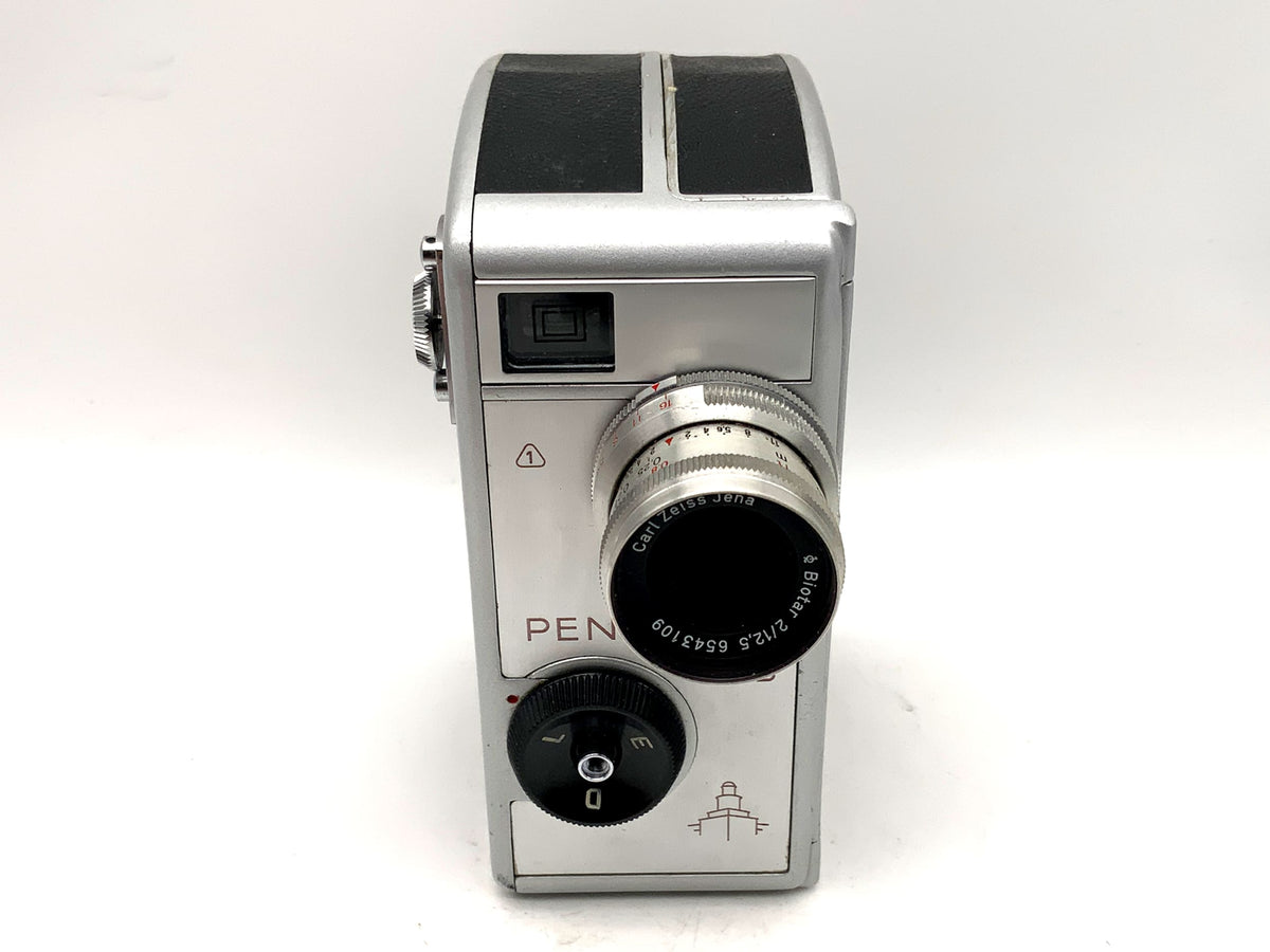 Appareil photo argentique Pentacon Pentaka 8B avec objectif double 8 mm Carl Zeiss Biotar 1:2/12,5 mm