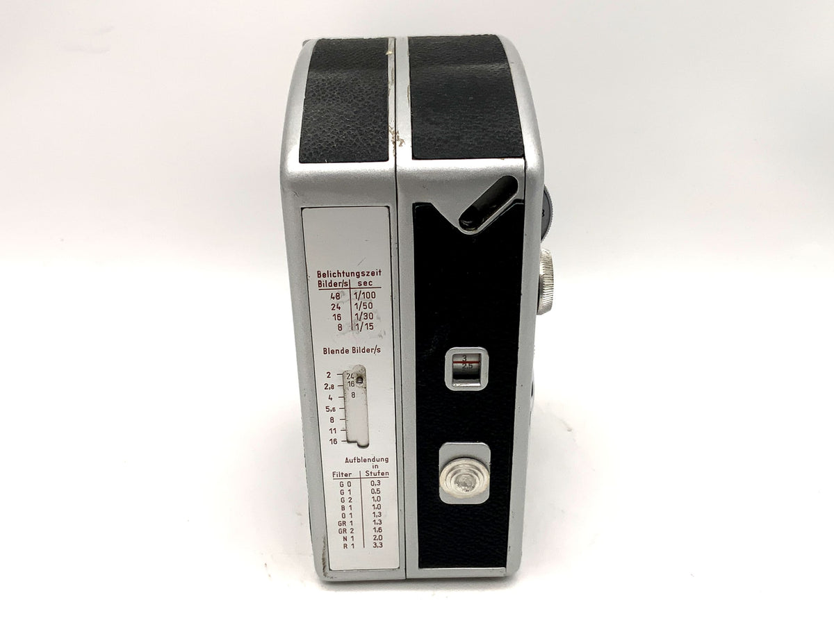 Pentacon Pentaka 8B film camera with Carl Zeiss Biotar 1:2/12.5mm dual 8mm lens
