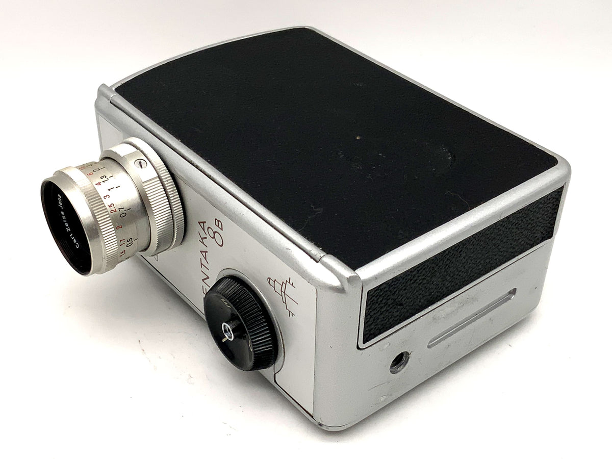 Pentacon Pentaka 8B film camera with Carl Zeiss Biotar 1:2/12.5mm dual 8mm lens