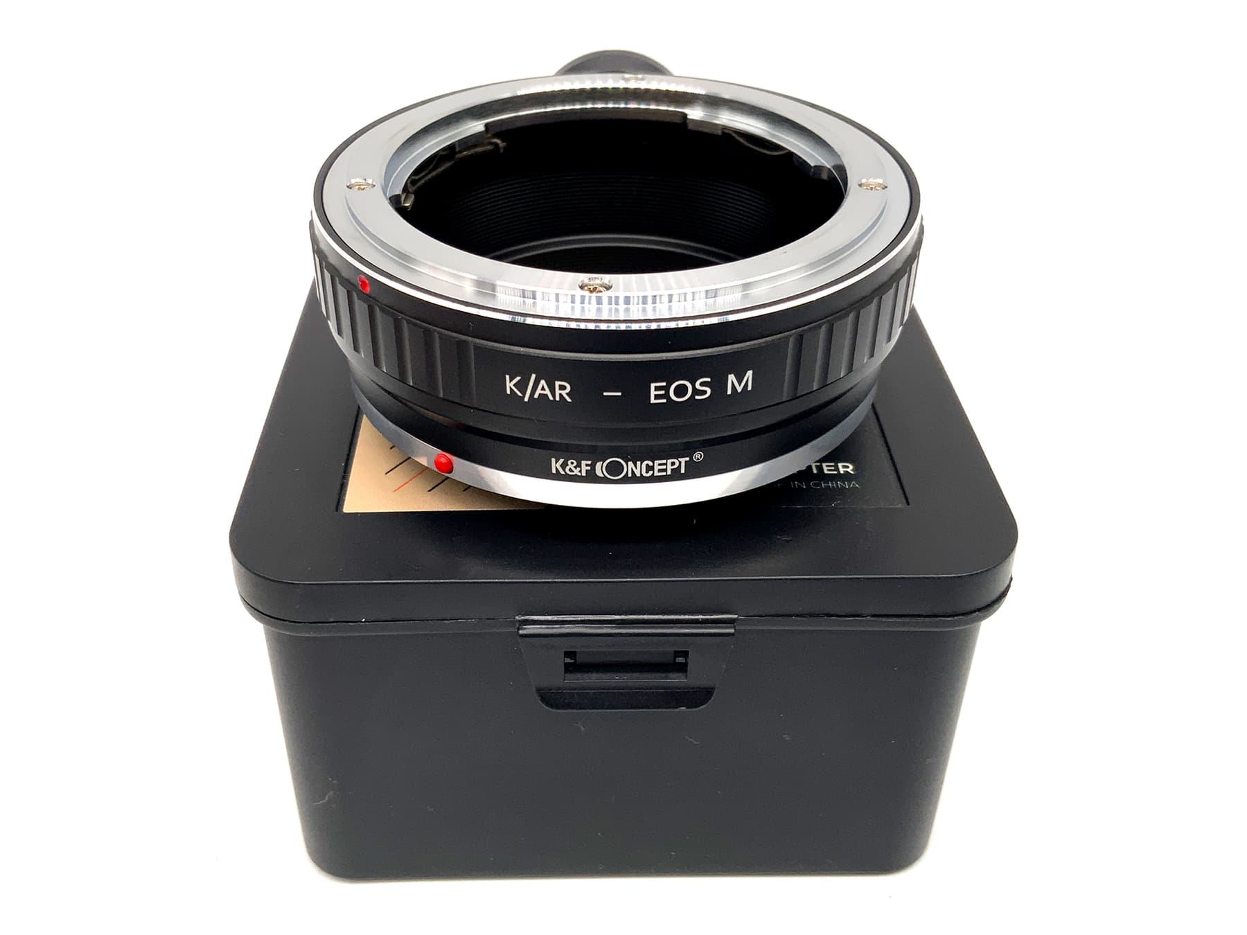 K&F Concept Konica-EOS M Objektivadapter (Konica AR -> Canon EOS M)