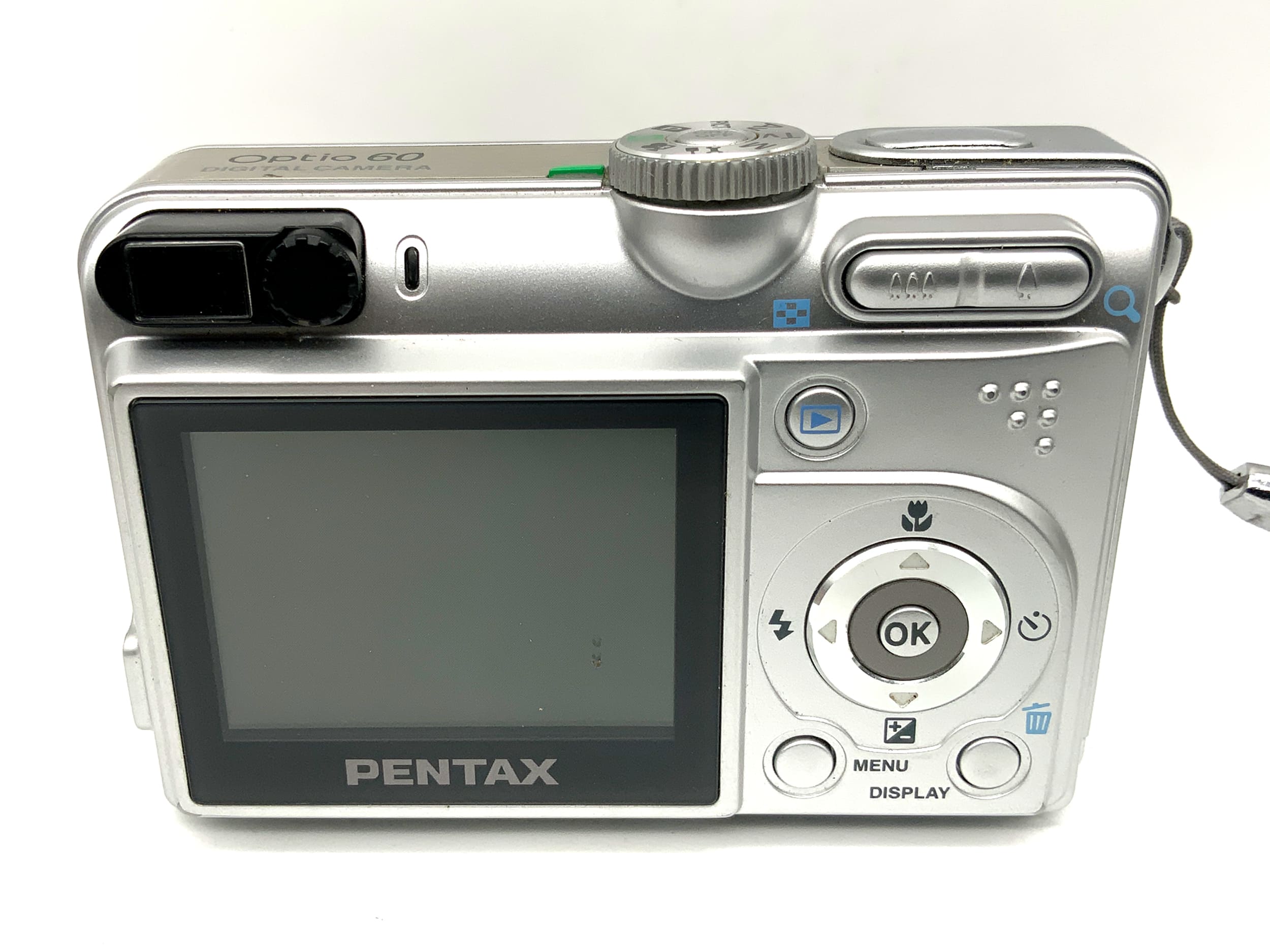 Appareil photo numérique compact Pentax Optio 60 avec objectif 7,5-22,5 mm 6 MP dans son emballage d'origine
