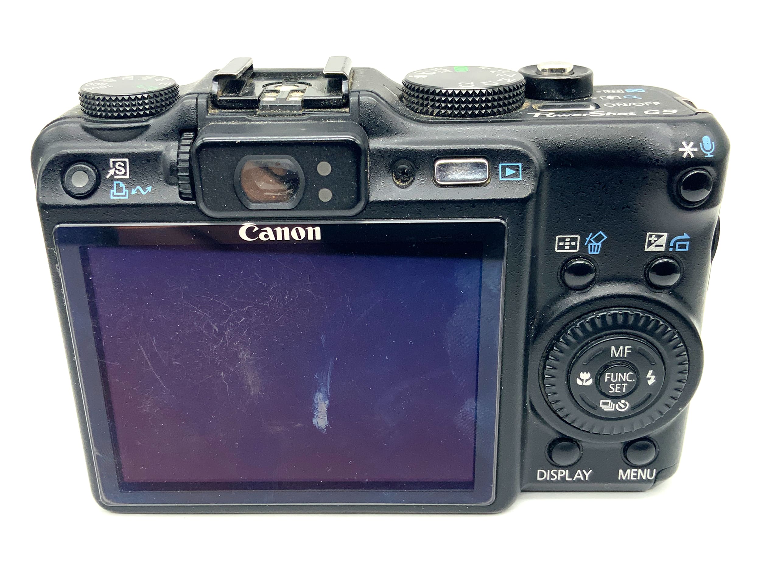 Appareil photo numérique compact Canon PowerShot G9 avec objectif 7,4-44,4 mm IS ! Défaut d'objectif !