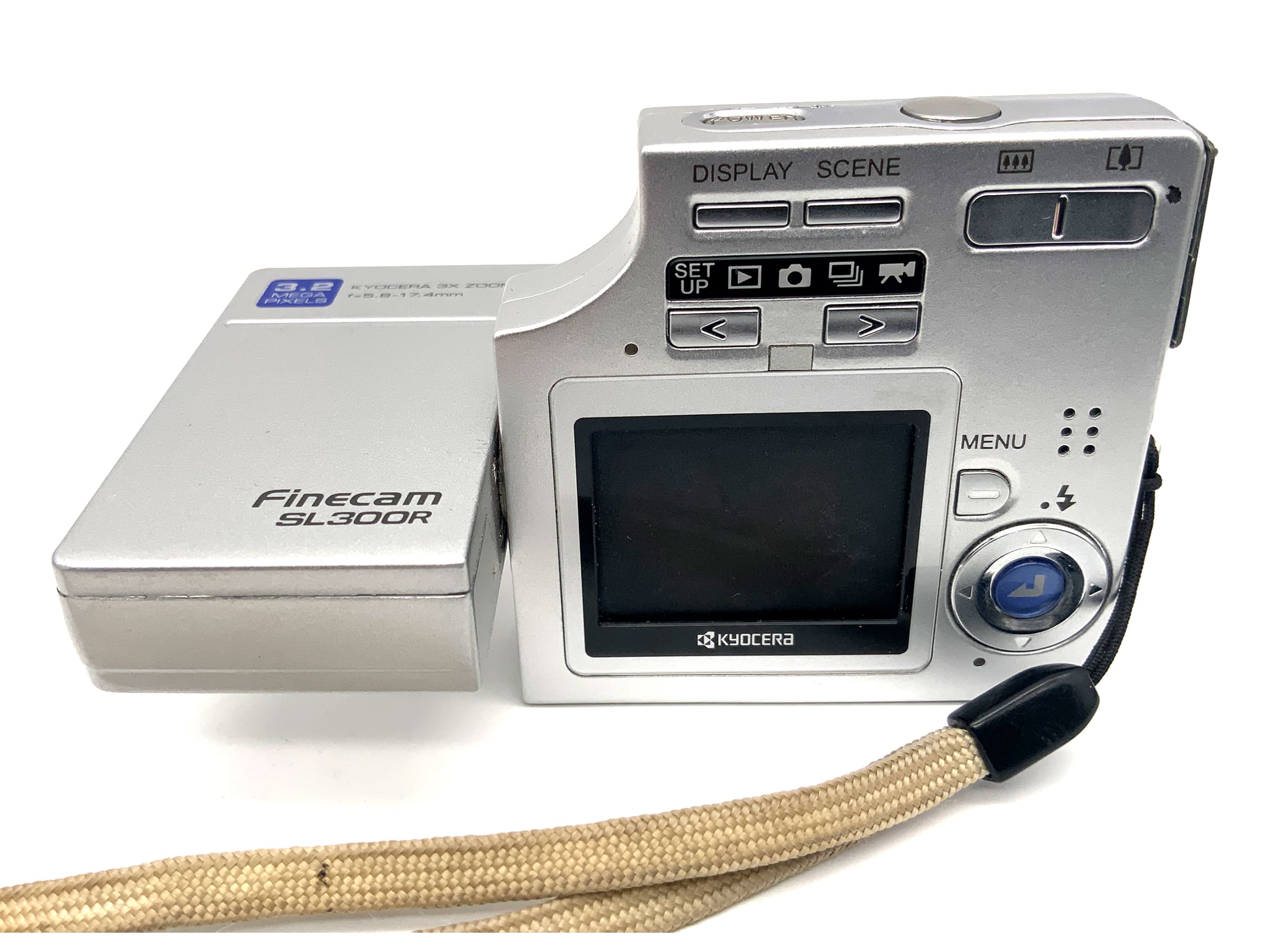 Appareil photo numérique compact Kyocera Finecam SL300R avec objectif 5,8-17,4 mm