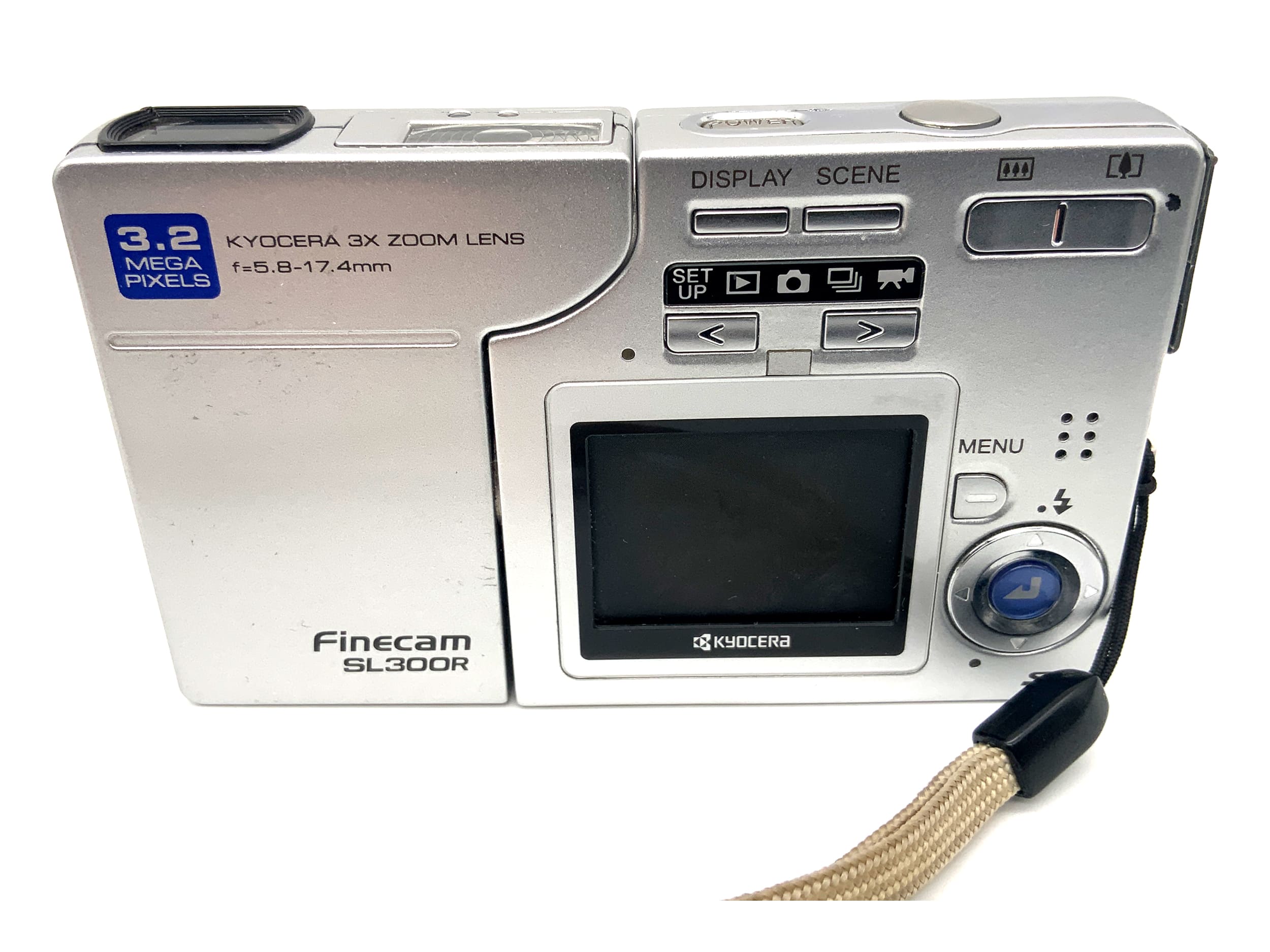 Appareil photo numérique compact Kyocera Finecam SL300R avec objectif 5,8-17,4 mm