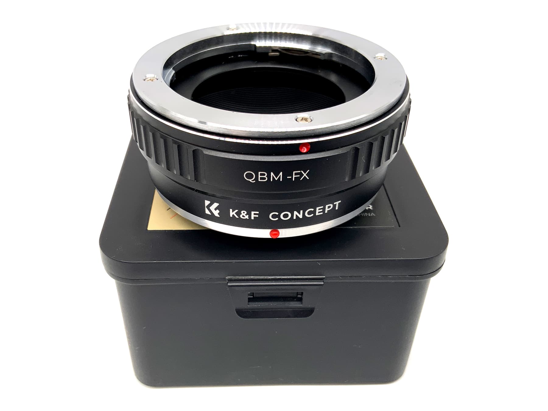 K&F Concept QBM-FX Objektivadapter lens mount converter (Rollei QBM -> Fujica X)