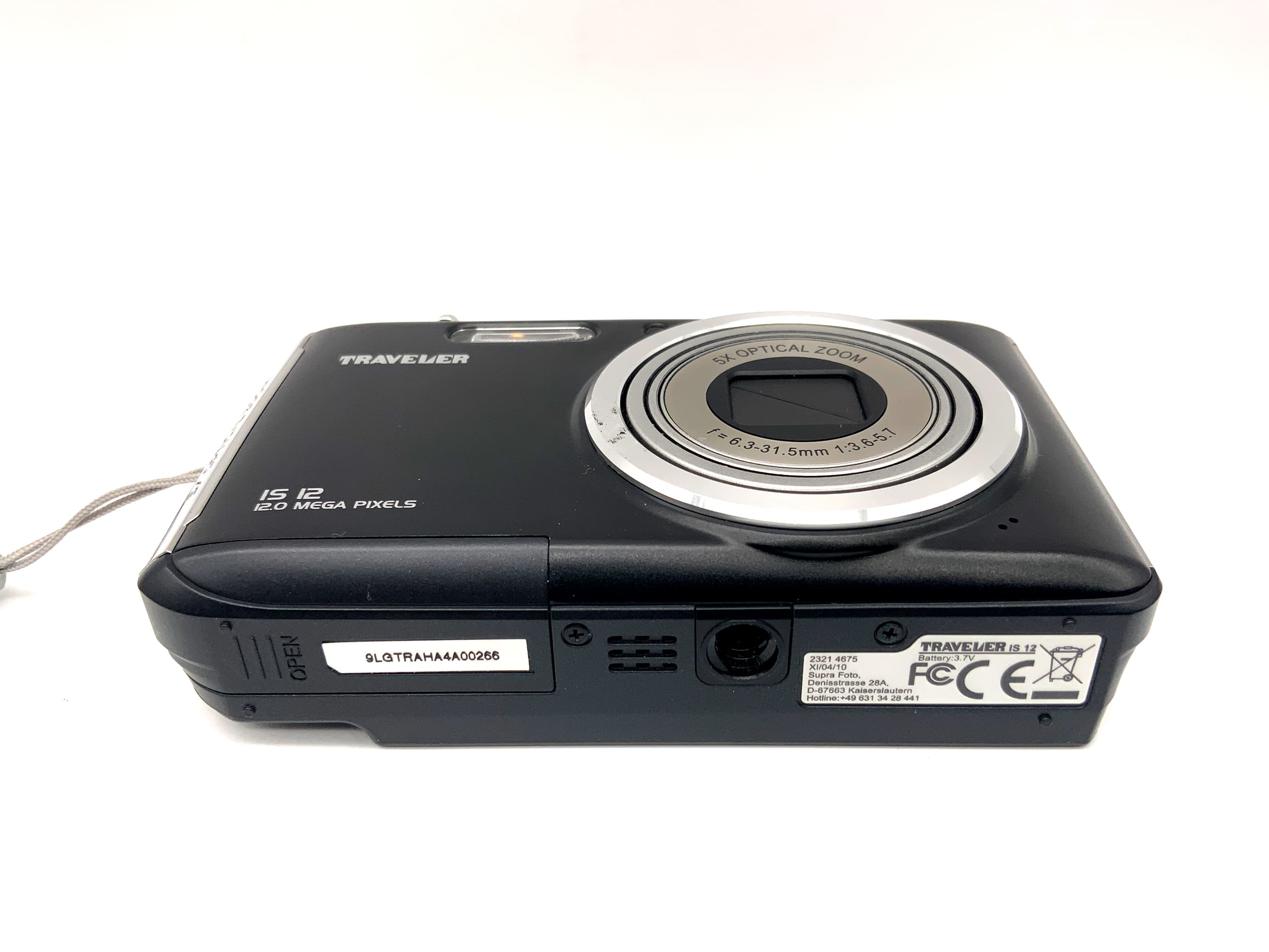 Appareil photo numérique compact Traveler IS 12 avec objectif 6,3-31,5 mm