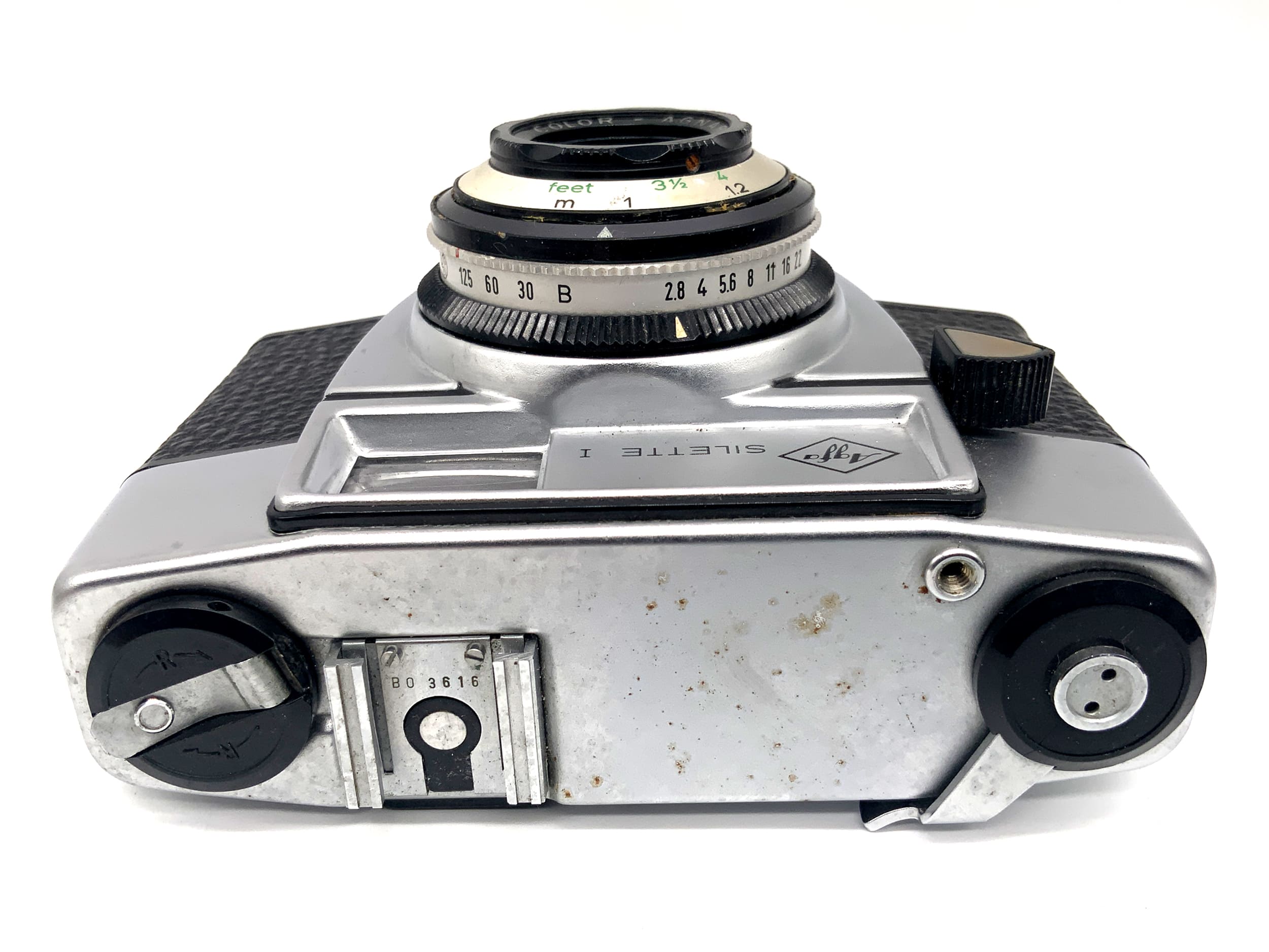 Agfa Silette I Sucherkamera mit Color-Agnar 1:2.8/45 Prontor 125 Analogkamera