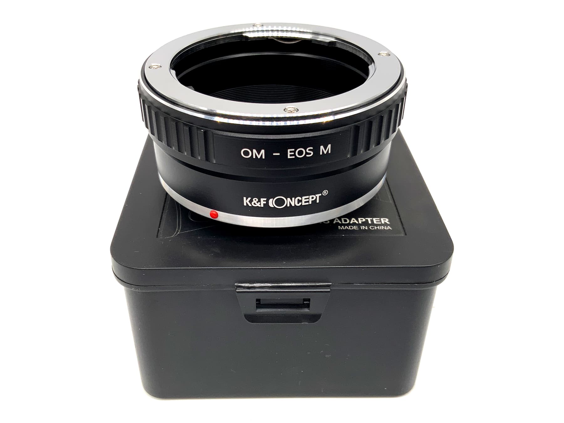 K&F Concept OM-EOS M Objektivadapter (Olympus OM -> Canon EOS M)