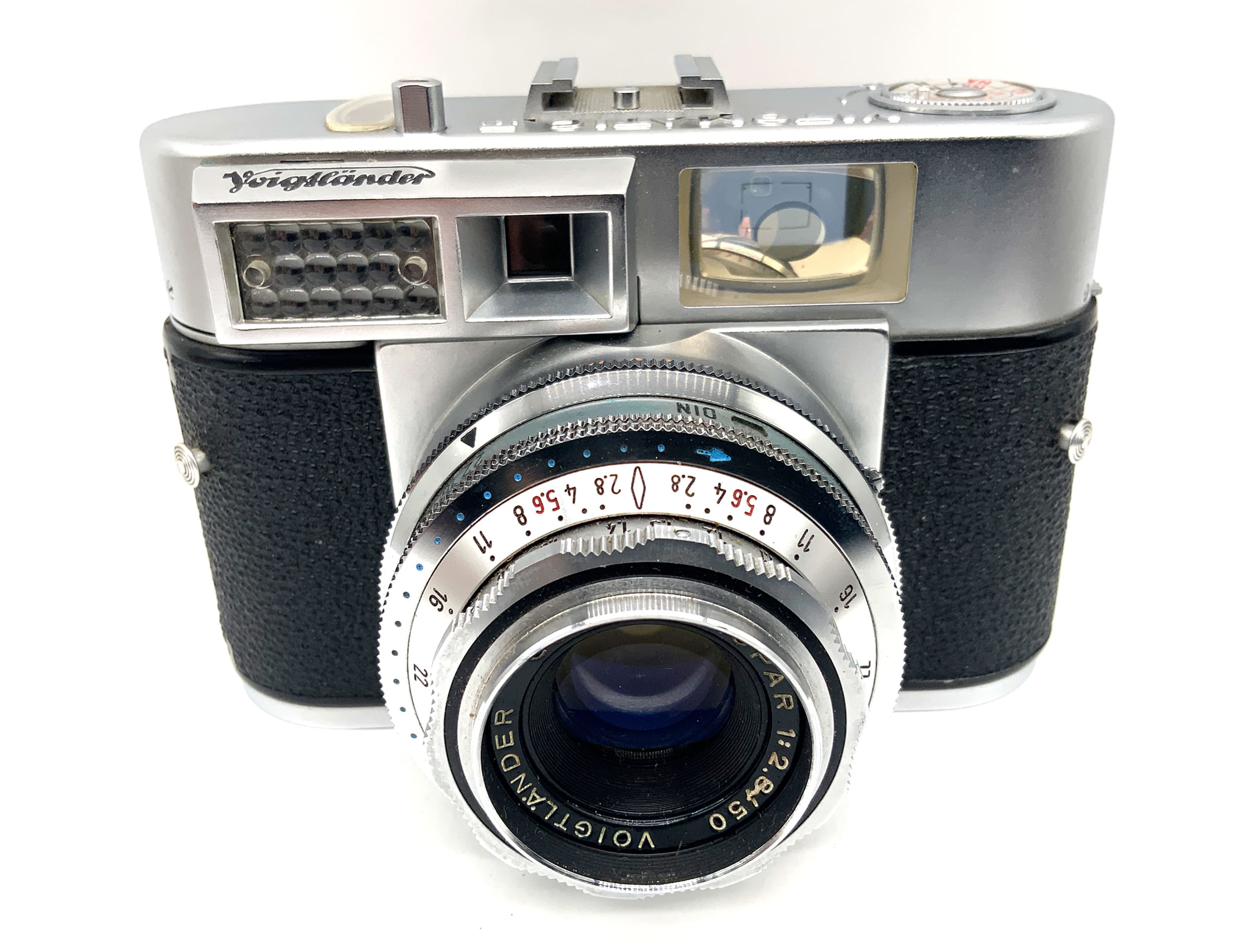 Voigtländer Vitomatic II Messsucherkamera mit Color-Skopar 2.8/50 Prontor SLK-V