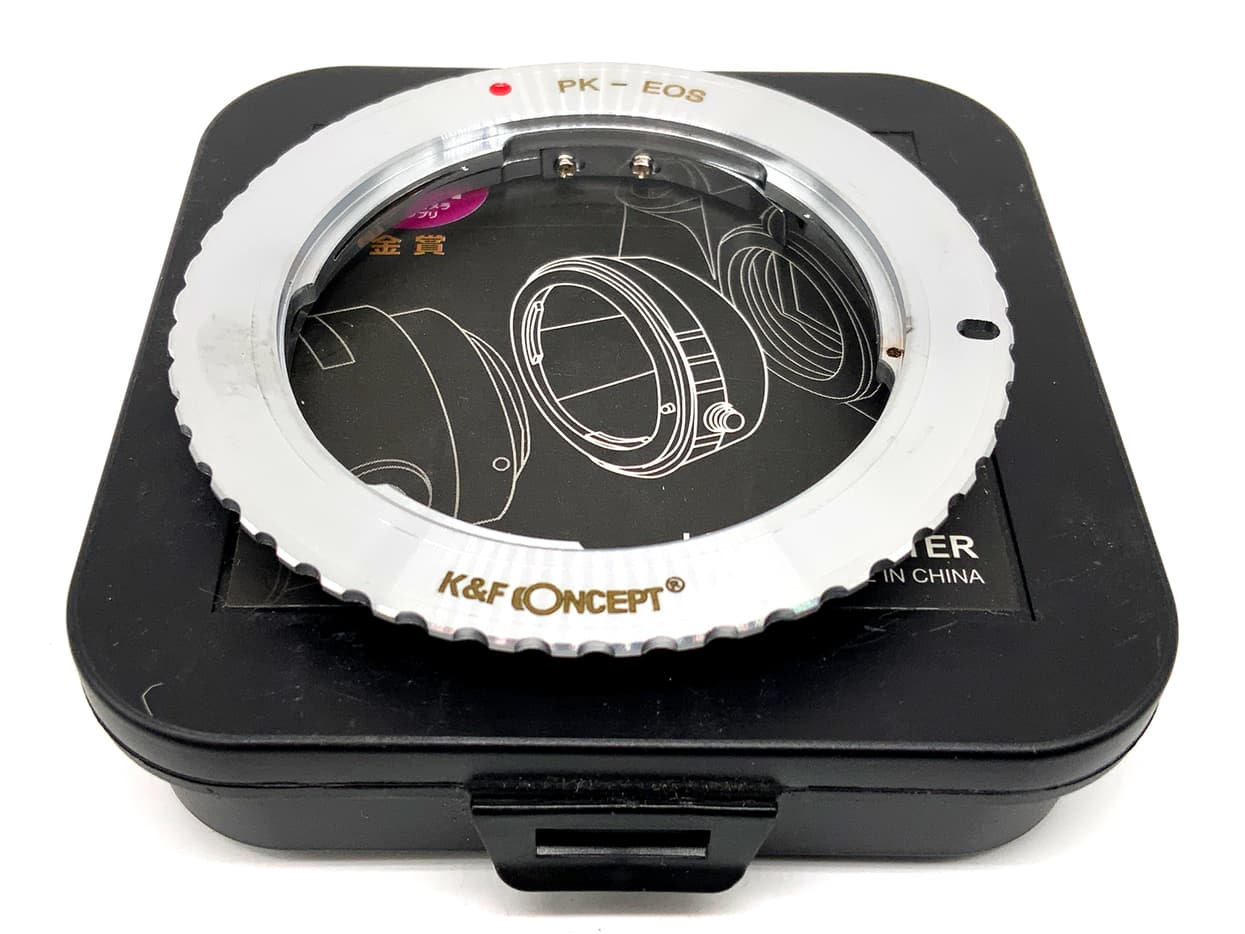 K&F Concept PK-EOS Objektivadapter lens mount converter (Pentax K -> Canon EF)