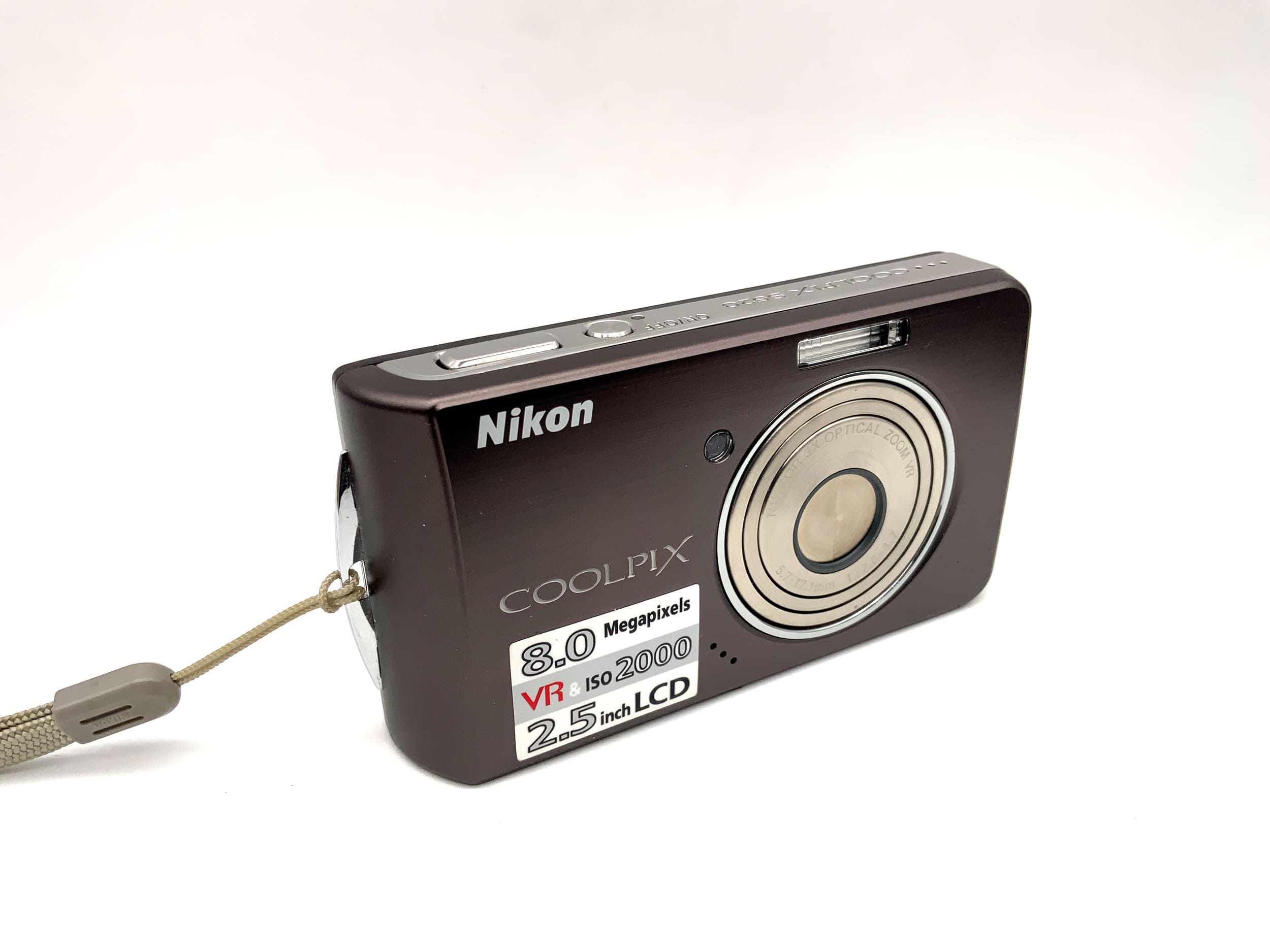 Appareil photo numérique compact Nikon Coolpix S520 avec objectif 5,7-17,1 mm 1:2,8-4,7