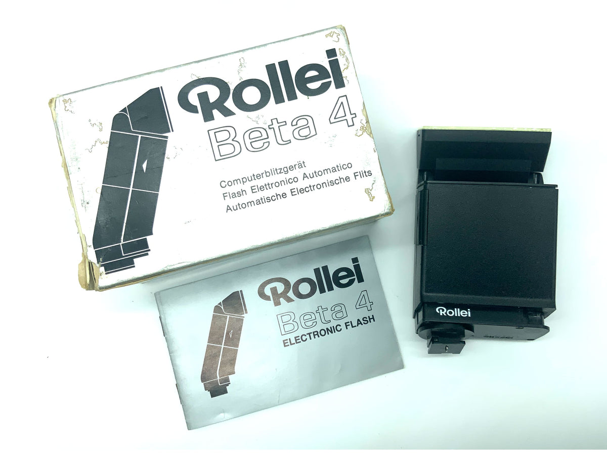 Rollei Beta 4 Electronic Flash Blitzgerät in OVP Kamera Blitz Flash