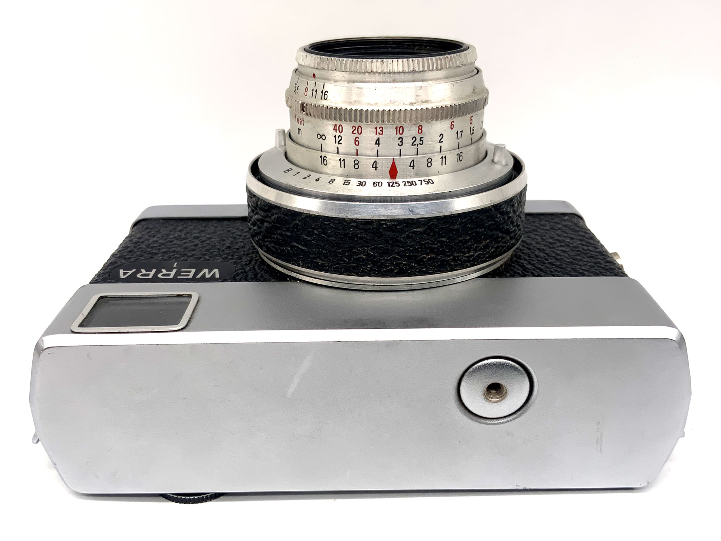Carl Zeiss Werra 1 Sucherkamera mit Tessar 2.8/50 Prestor RVS Analogkamera