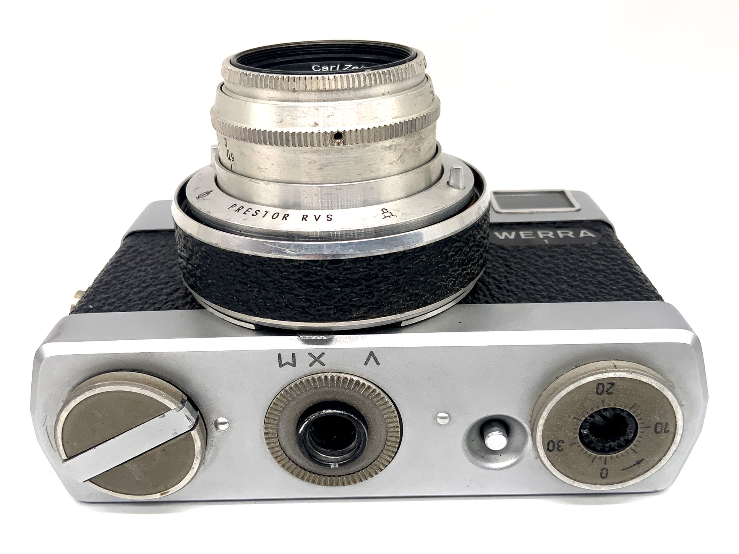 Carl Zeiss Werra 1 Sucherkamera mit Tessar 2.8/50 Prestor RVS Analogkamera