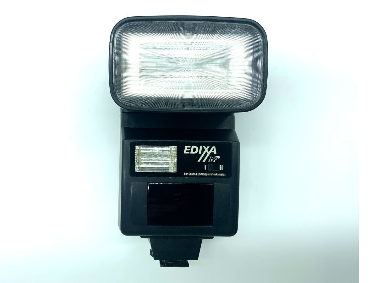 Edixa F-300 AF-C Blitzgerät für Canon EOS Kamera Blitz Aufsteckblitz Flash Licht