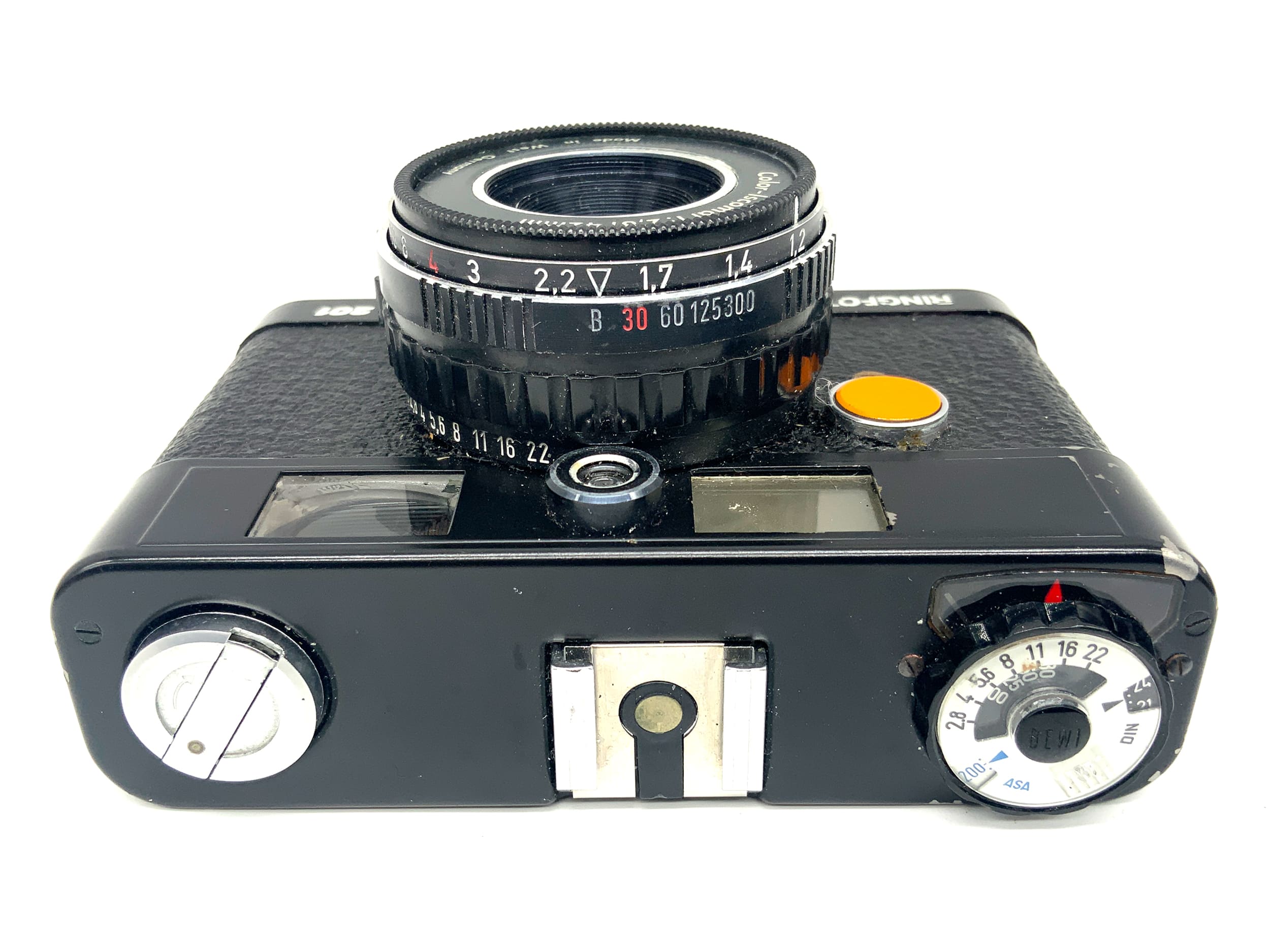 Ringfoto Rallye 201 Sucherkamera mit Color-Iscomar 1:2,8/42mm Analogkamera