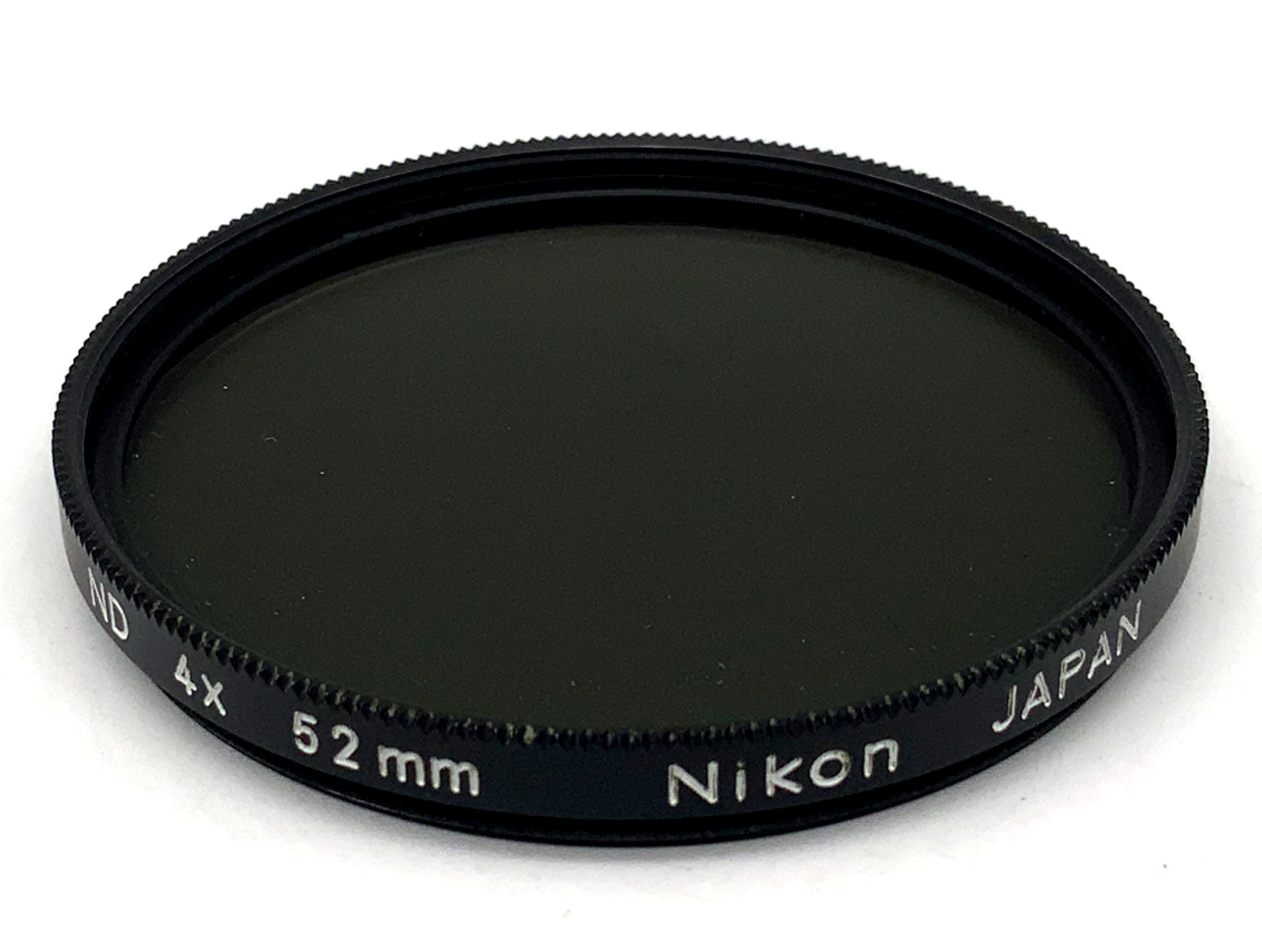 Filtre à densité neutre Nikon ND 4x, filetage circulaire de 52 mm