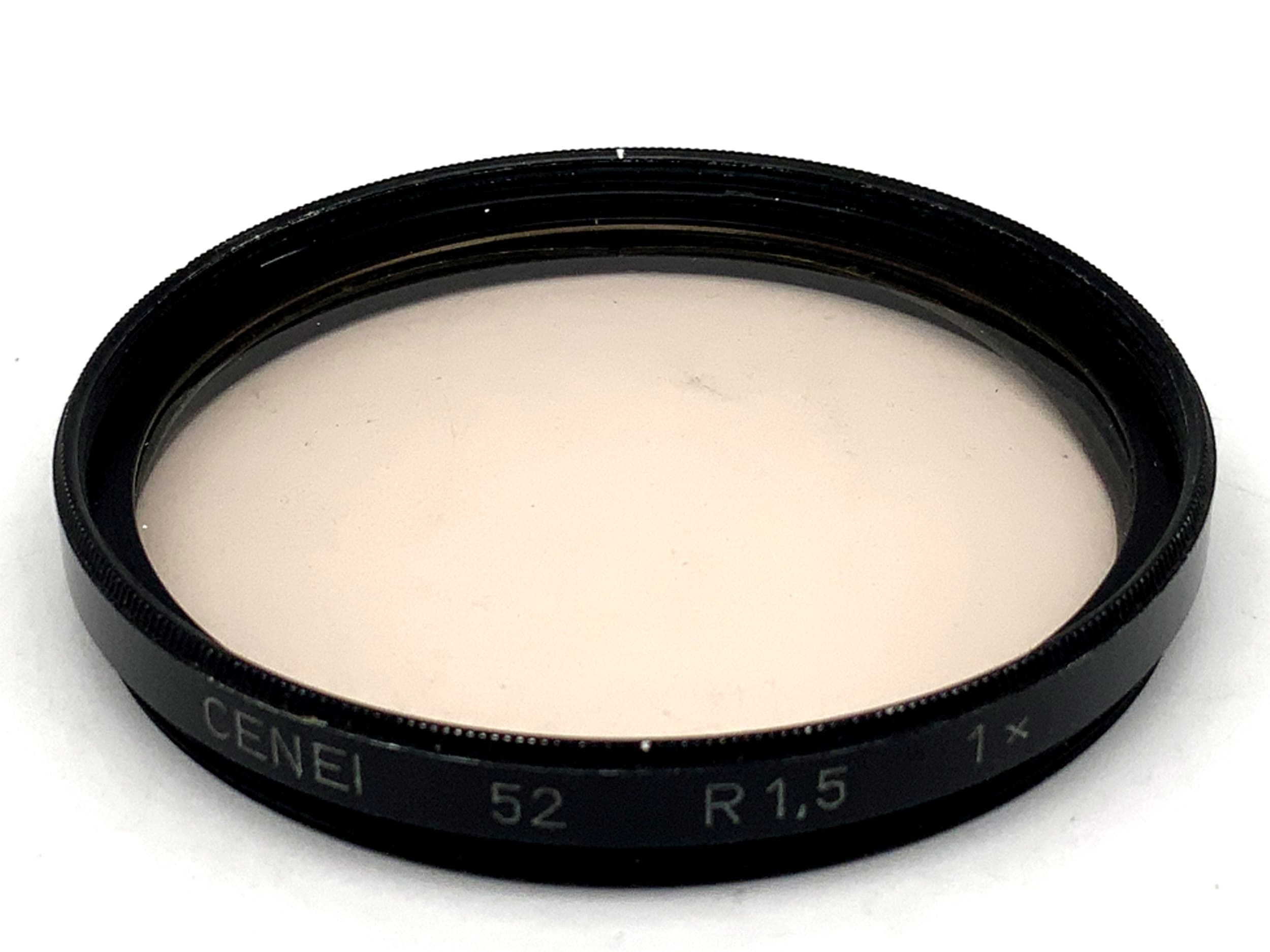 Filtre correcteur Cenei R1.5 1x Filtre 52 mm Filetage circulaire