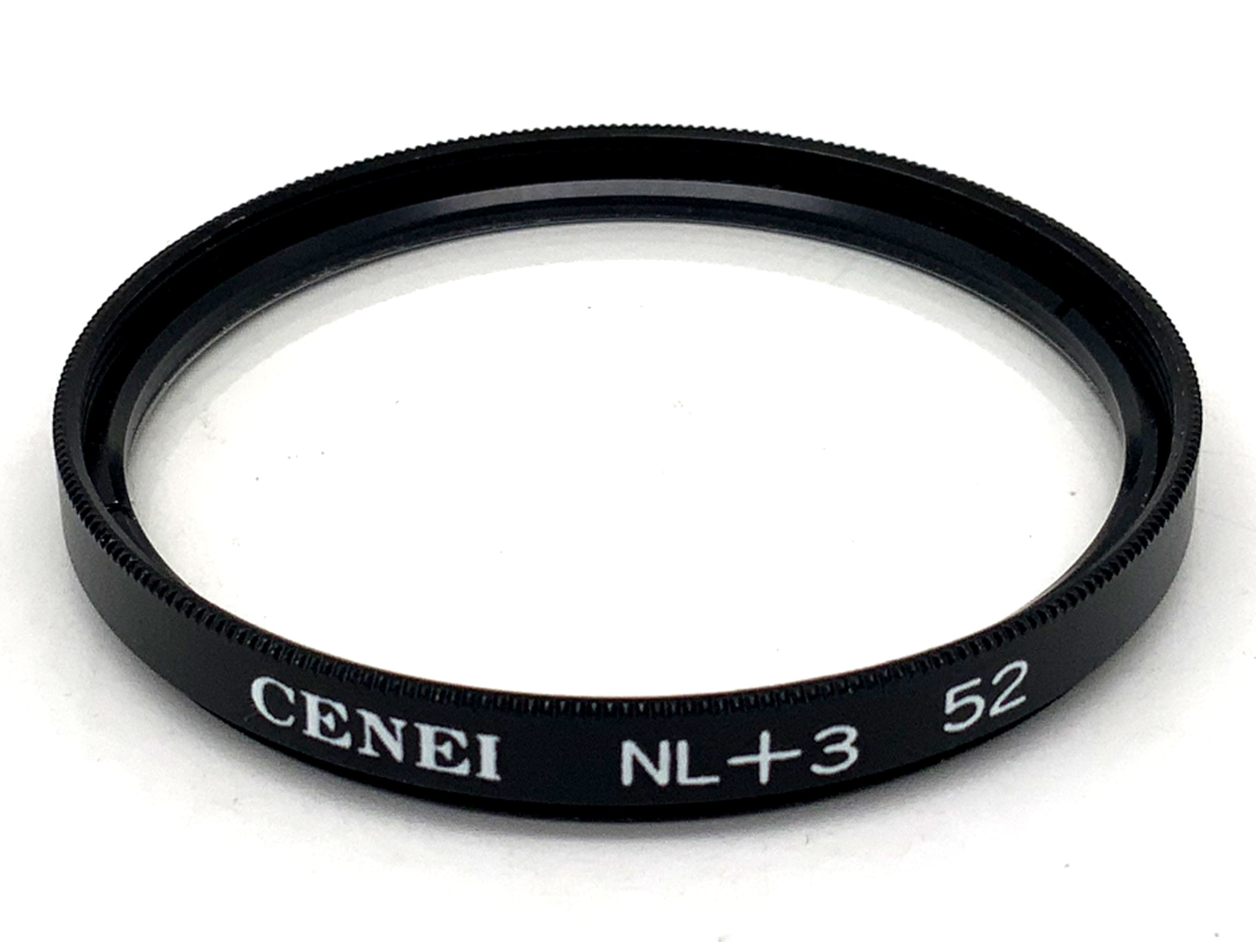 Objectif macro Cenei, filtre NL+3, filetage circulaire de 52 mm