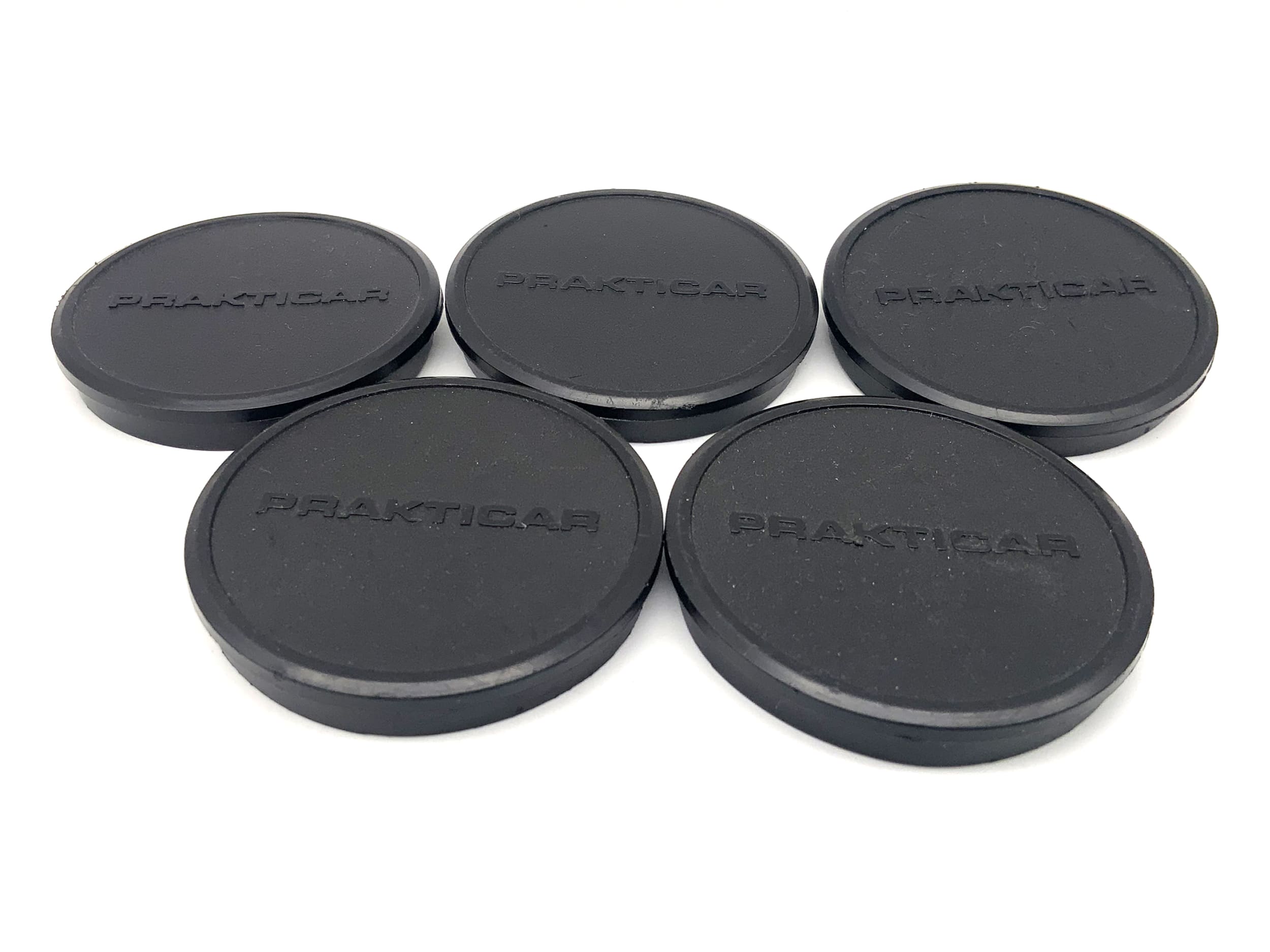 Bouchons d'objectif Prakticar, 5 pièces, à enfiler, bouchon d'objectif noir (51 mm)