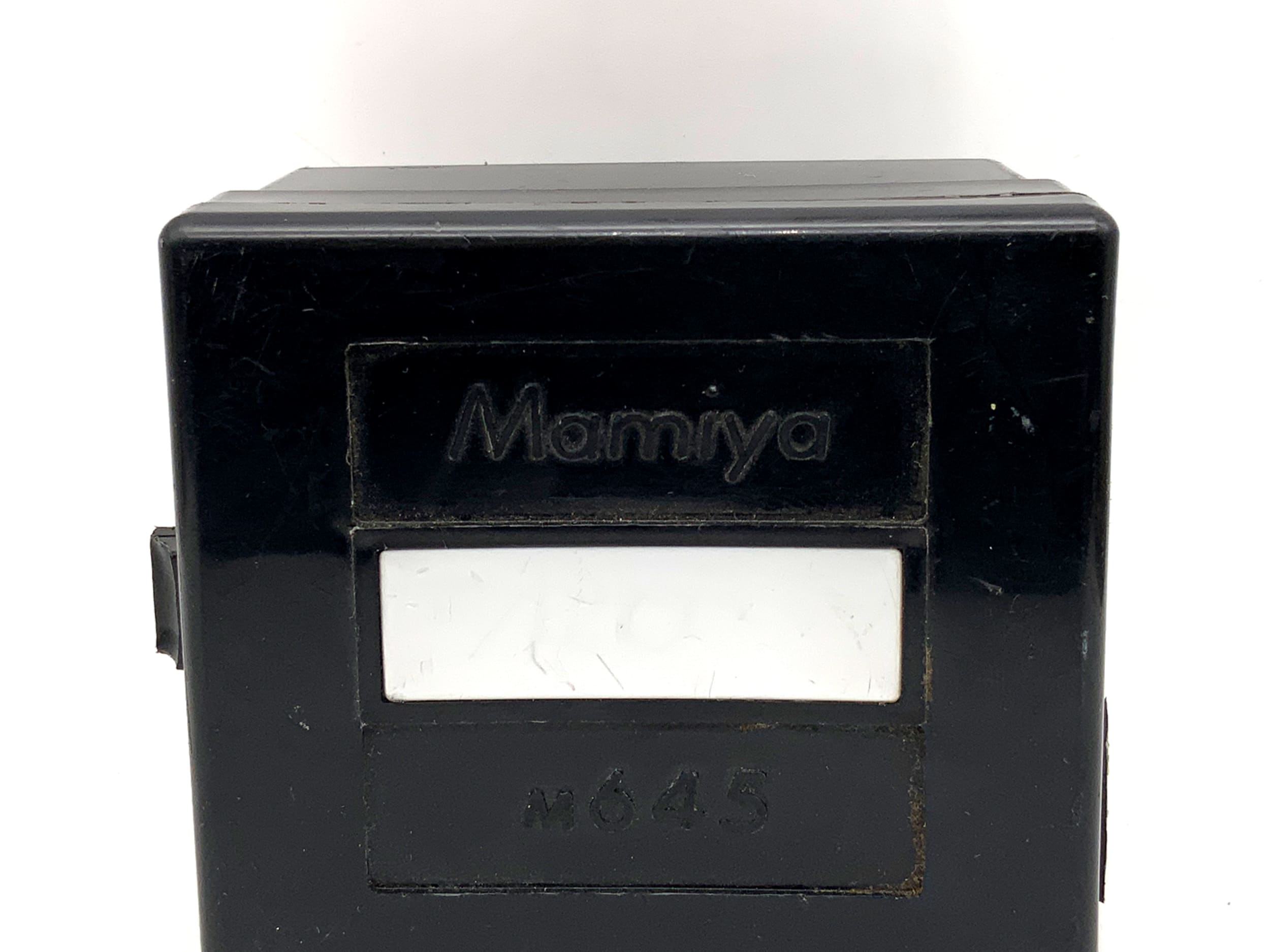 Bouchon d'objectif avant Mamiya Package M645 (étui pour film en rouleau)