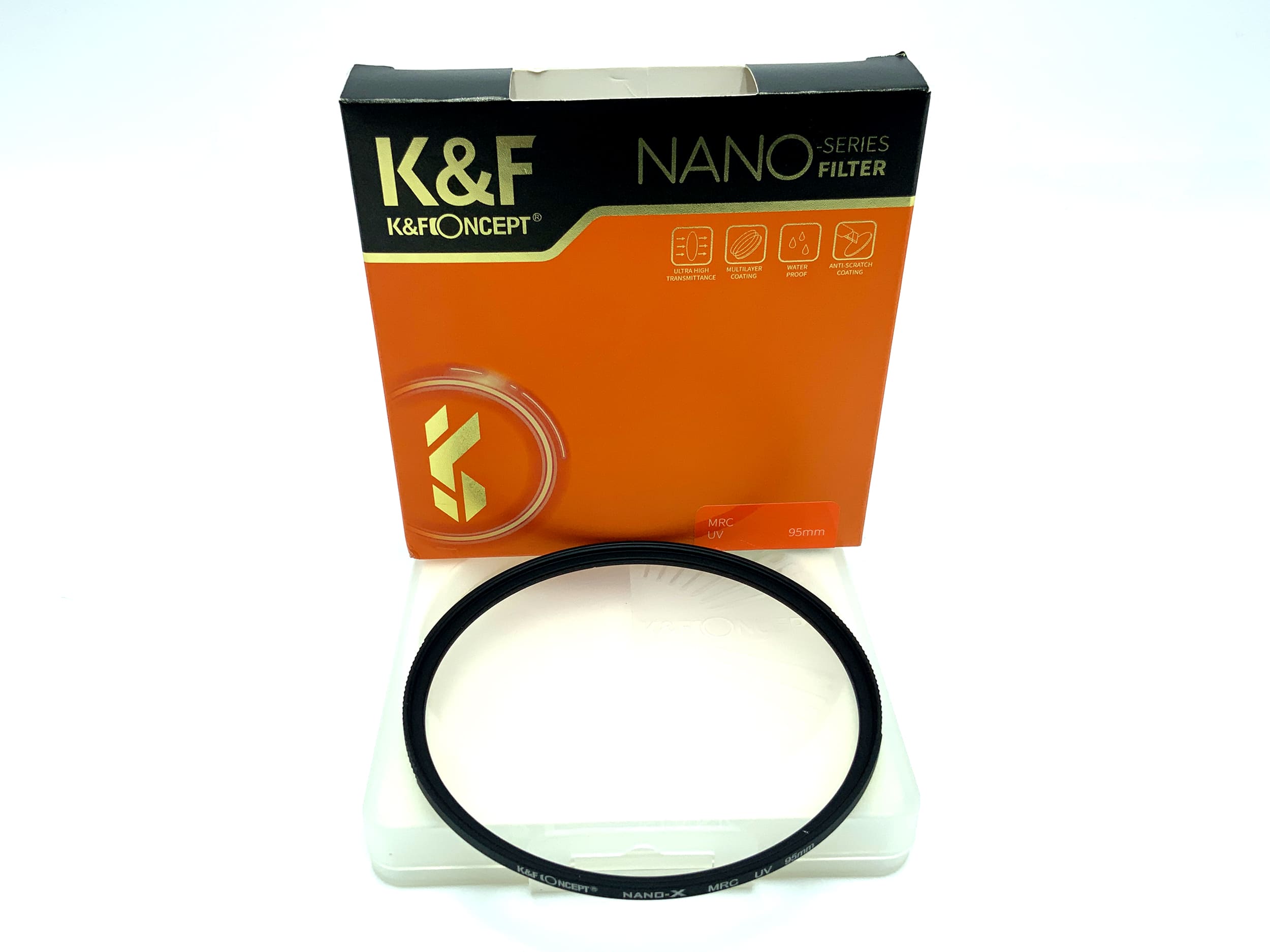 K&F Concept UV Nano-X MRC UV in OVP Filter 95mm Kreisförmig Filtergewinde