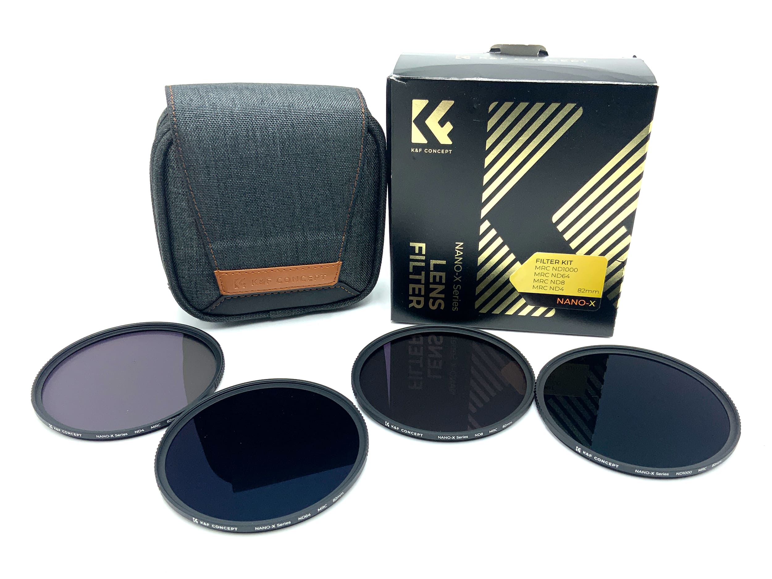 K&F Concept Filter Kit Nano-X MRC ND4/8/64/1000 in OVP Filter 82mm Kreisförmig
