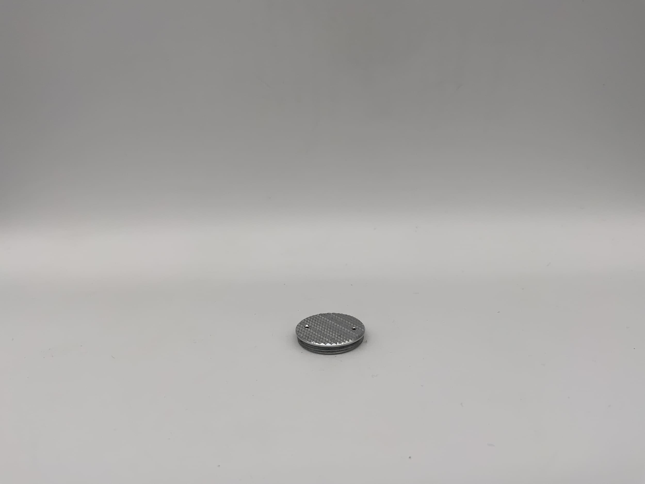 Couvercle de compartiment à batterie Minolta SRT 100b argenté, pièce de rechange