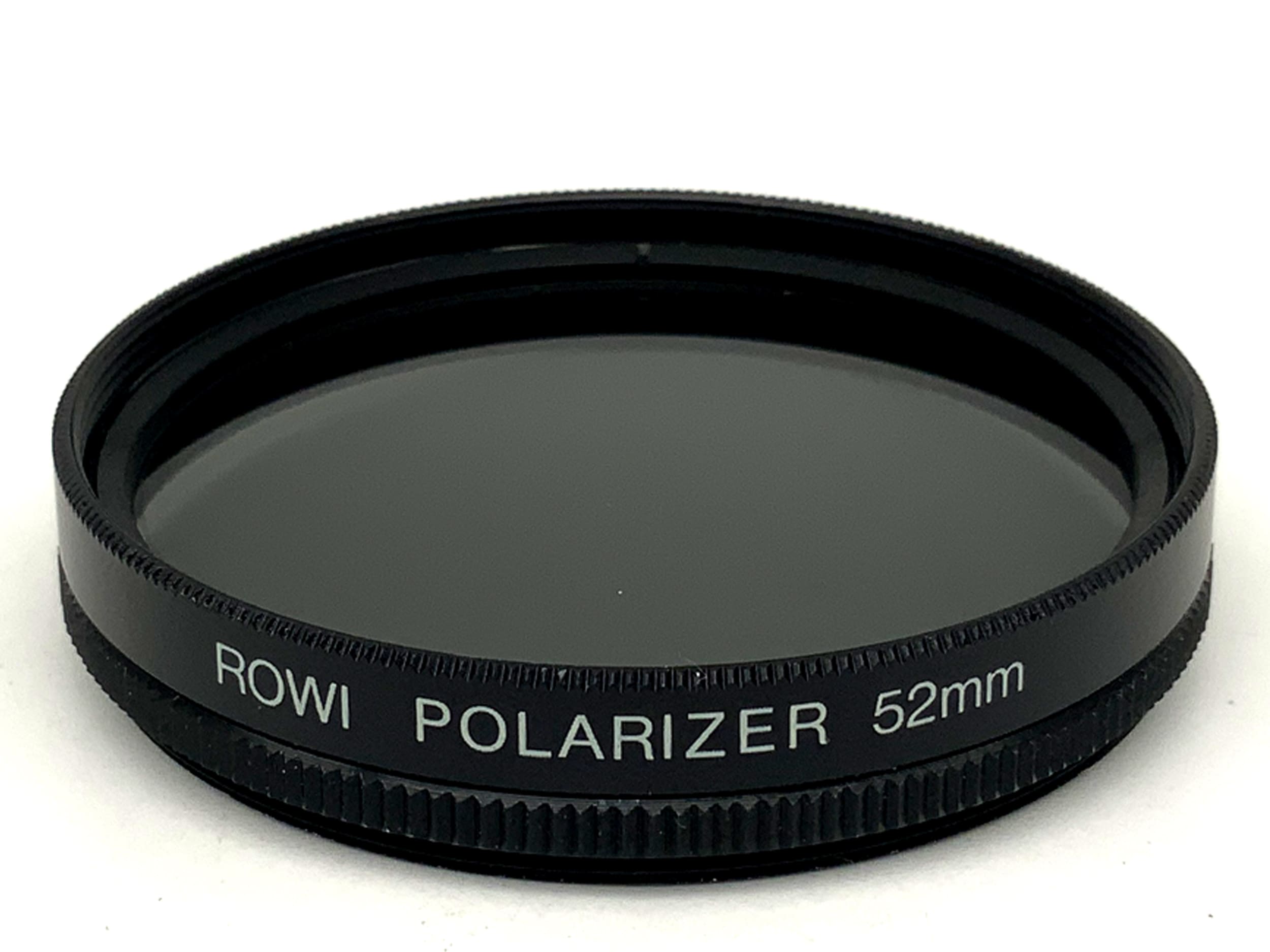 Filtre polarisant Rowi, filetage circulaire de 52 mm