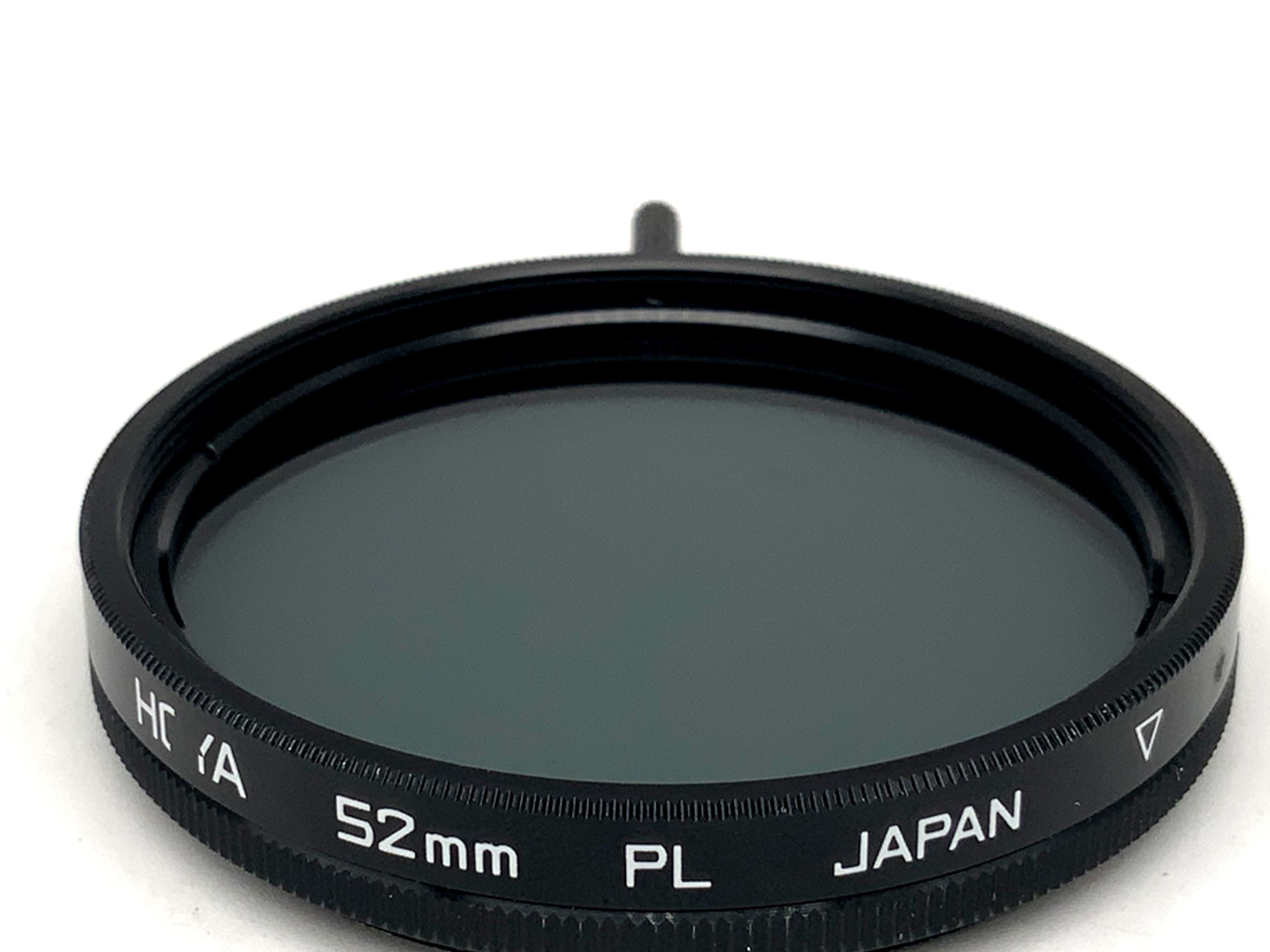 Filtre polarisant Hoya PL, filetage circulaire 52 mm