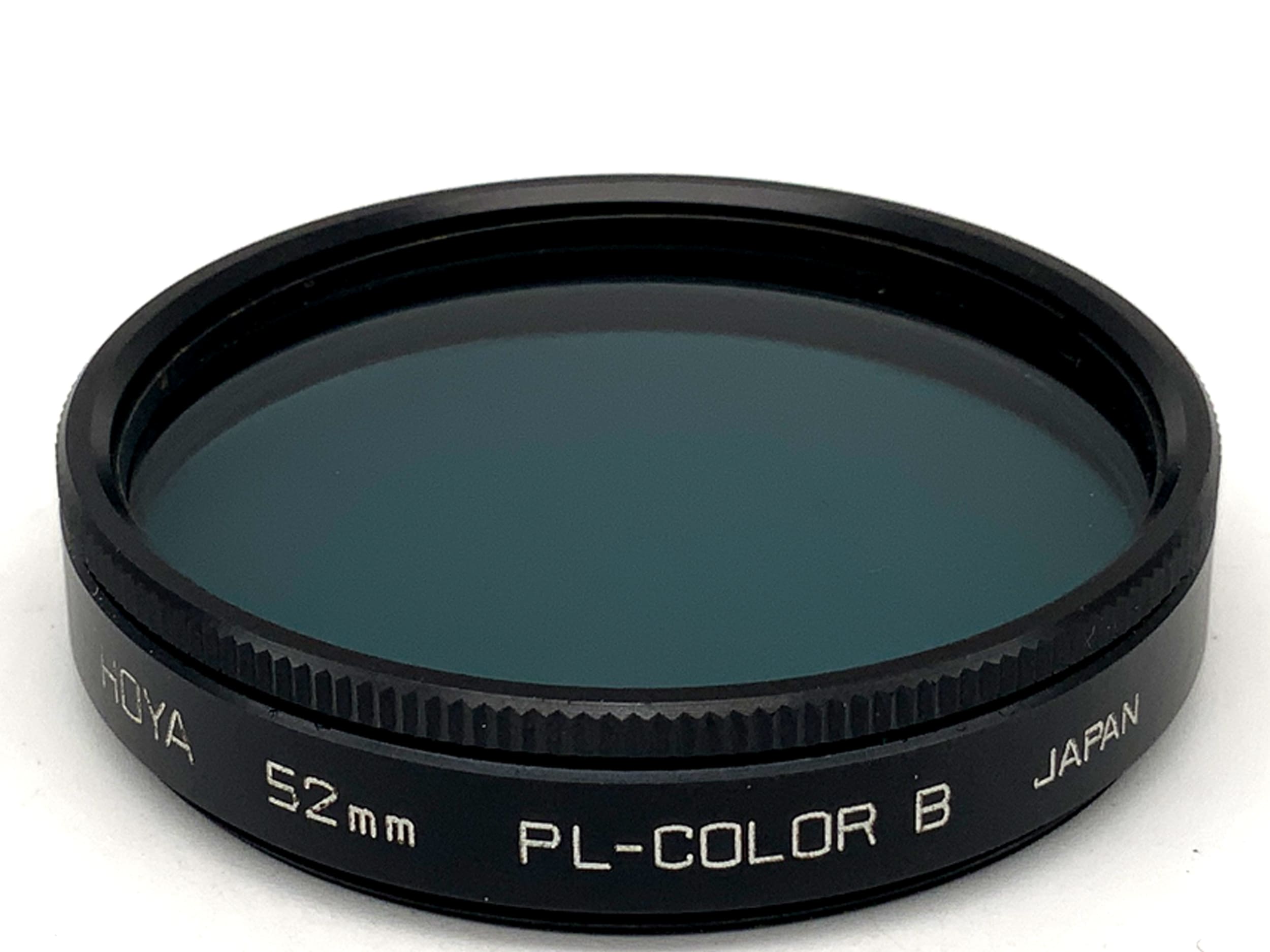 Filtre polarisant Hoya PL-Color B, filetage circulaire de 52 mm