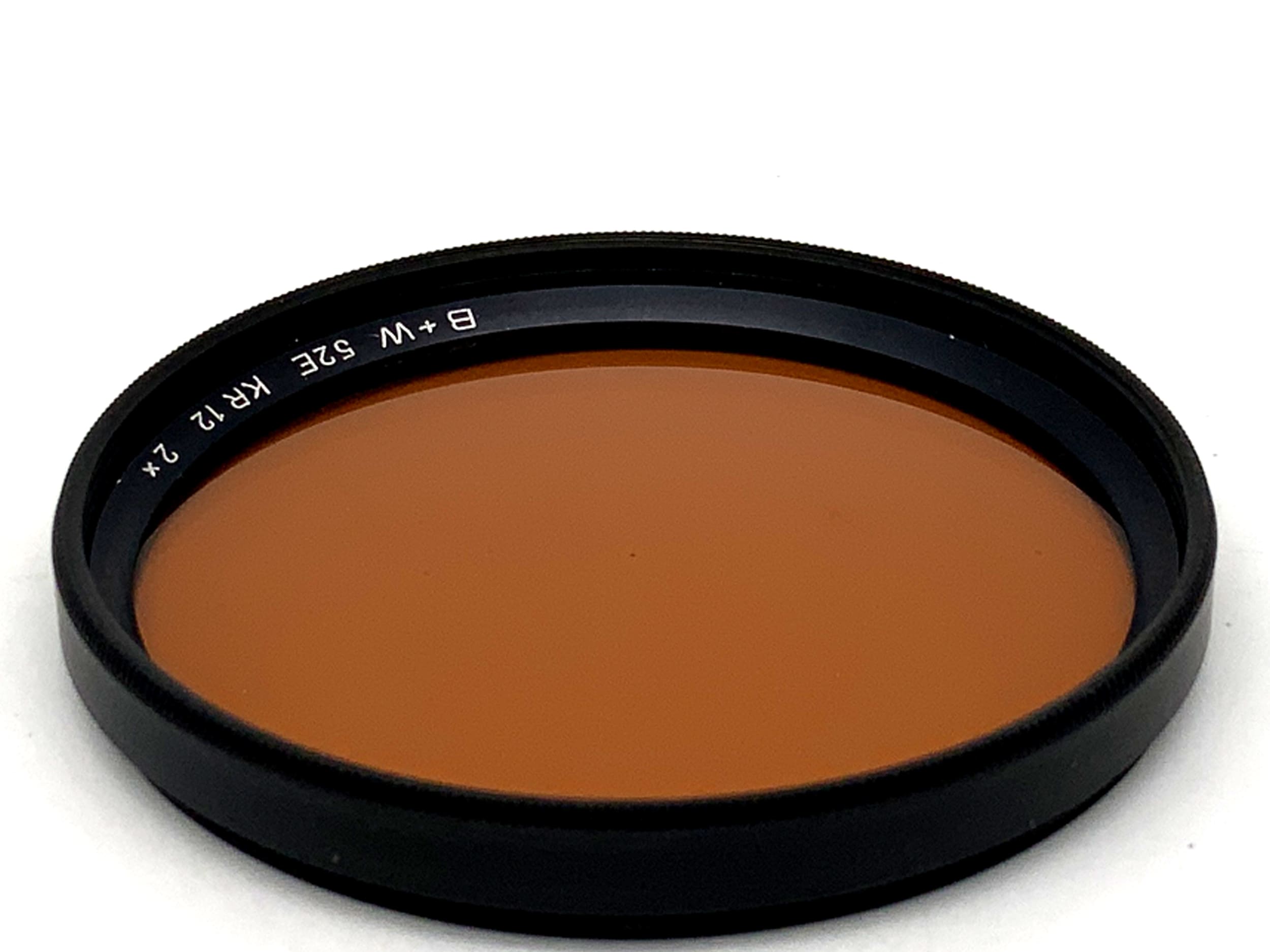 Filtre correcteur B+W 52E KR 12 (x2) - Filetage circulaire 52 mm