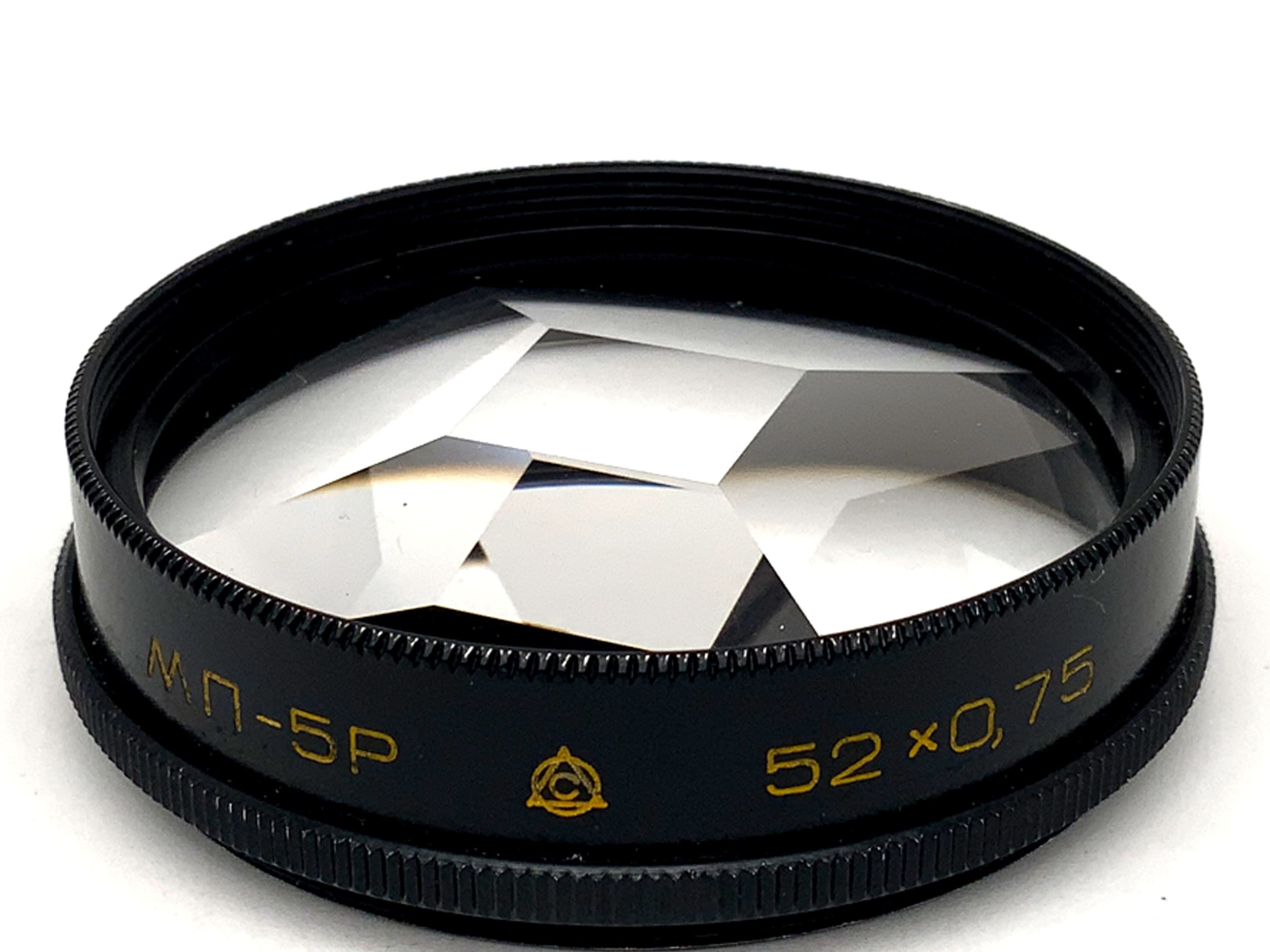 Filtre Lomo Tricklinse MP-5R 52x0,75, filetage circulaire de 52 mm