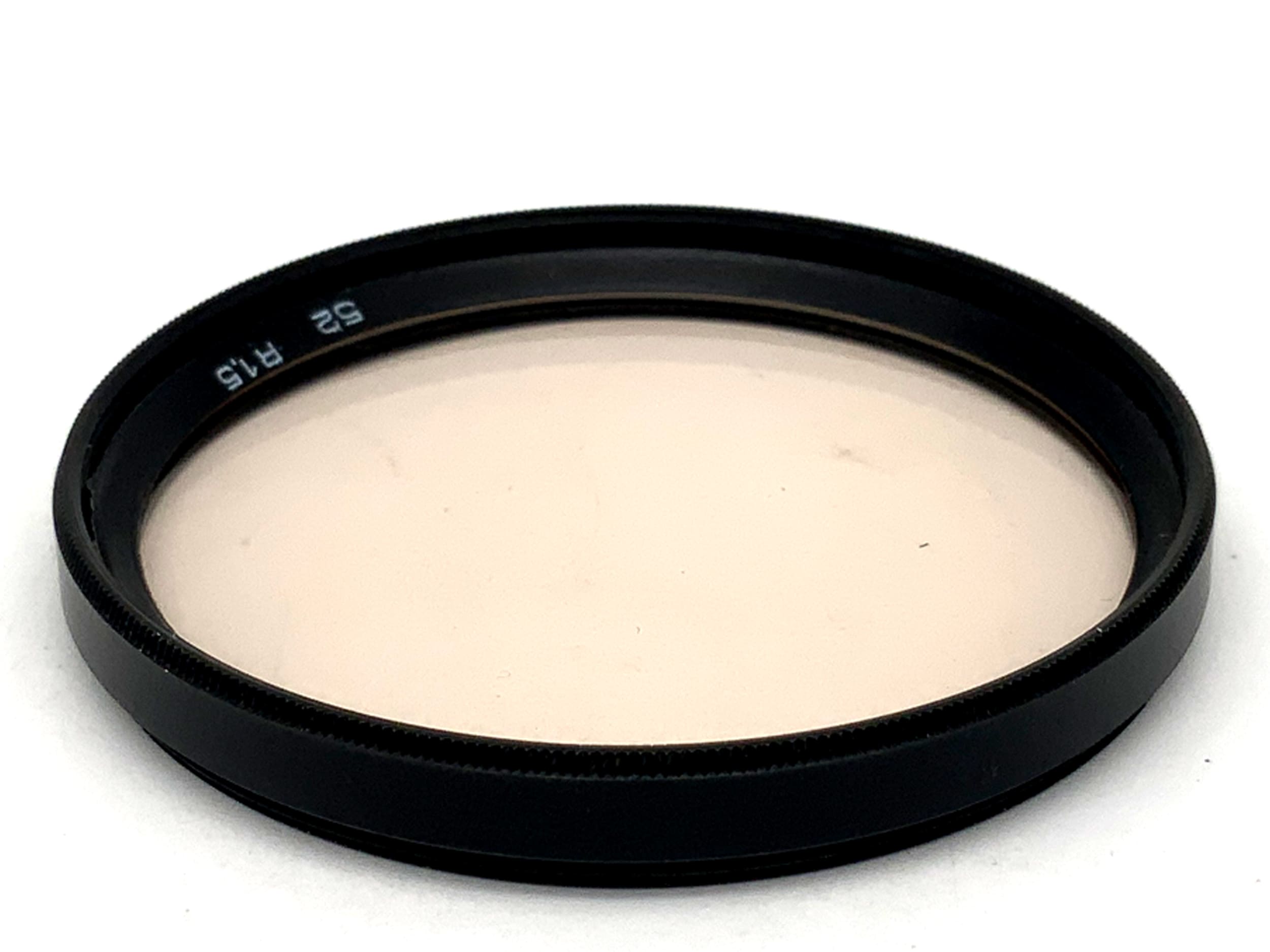 Filtre correcteur 52 R1.5, filetage circulaire de 52 mm