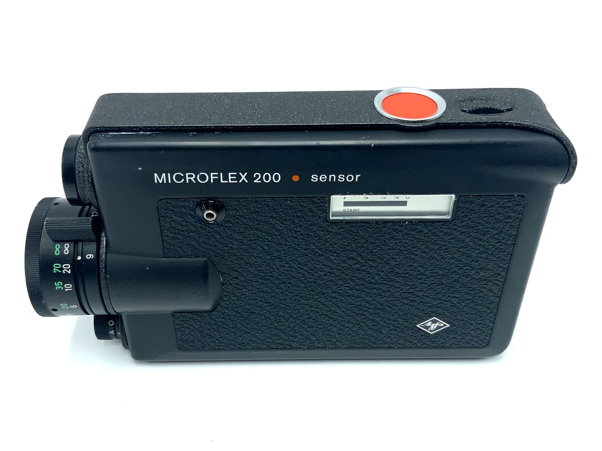 Agfa Microflex 200 sensor Filmkamera mit Movaron 9-30mm 1:2