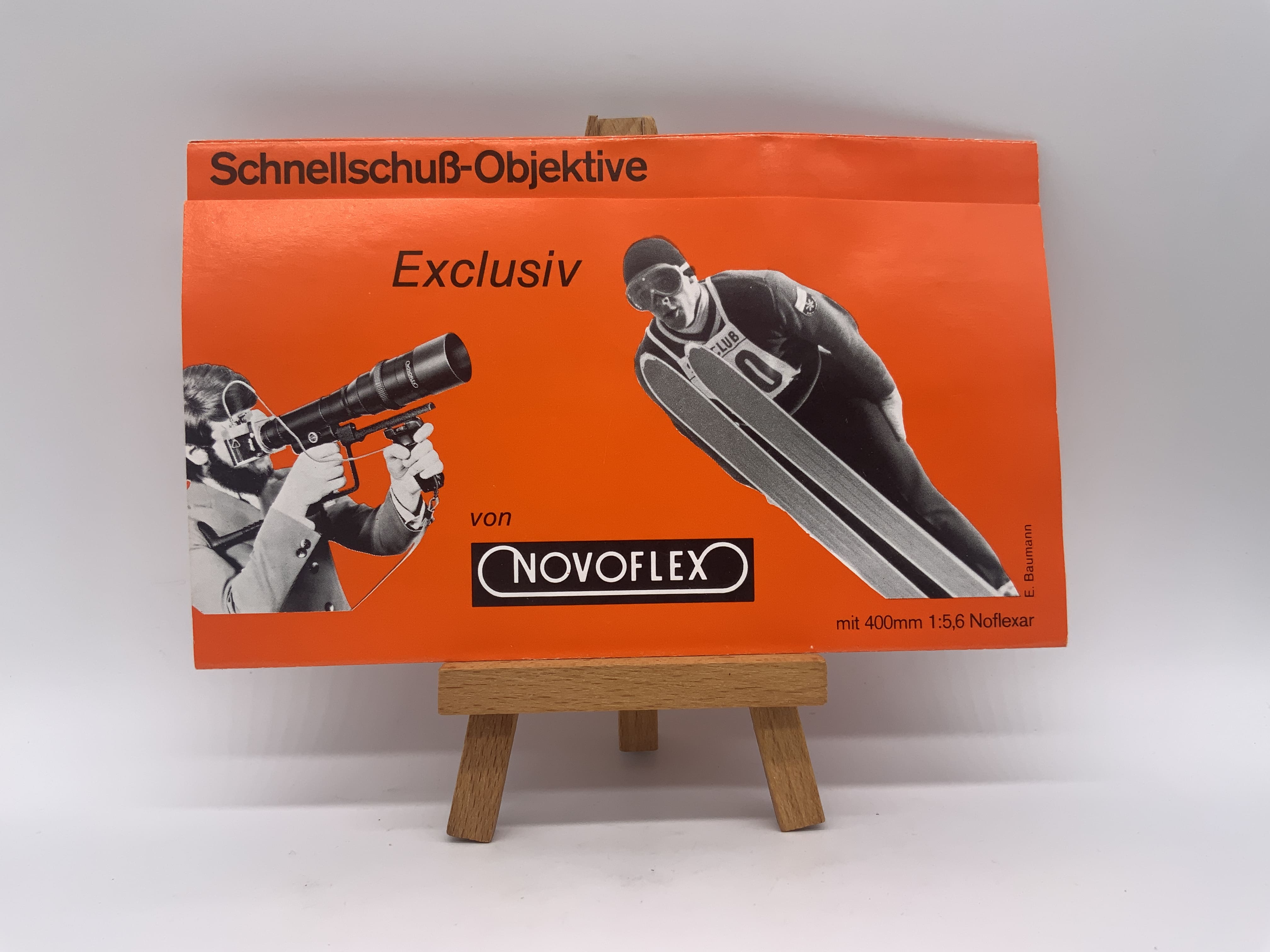 Schnellschuß-Objektive Exclusiv von Novoflex mit 400mm 1:5.6 Noflexar Deutsch