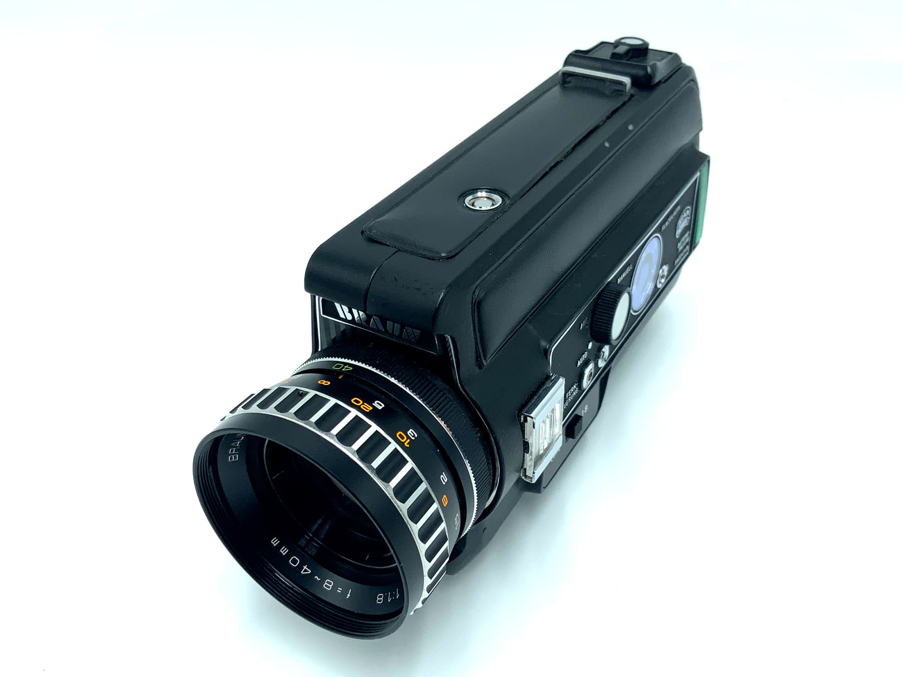 Braun Macro Compact 500 Filmkamera mit Super-Stellar Zoom 8-40mm 1:1.8