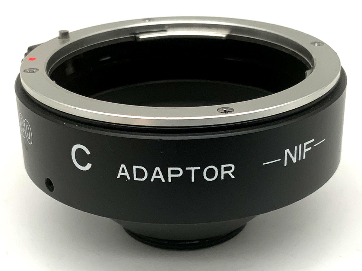 Adaptateur d'objectif Vivanco pour appareil photo argentique 16 mm, convertisseur de monture Nikon F vers monture C.
