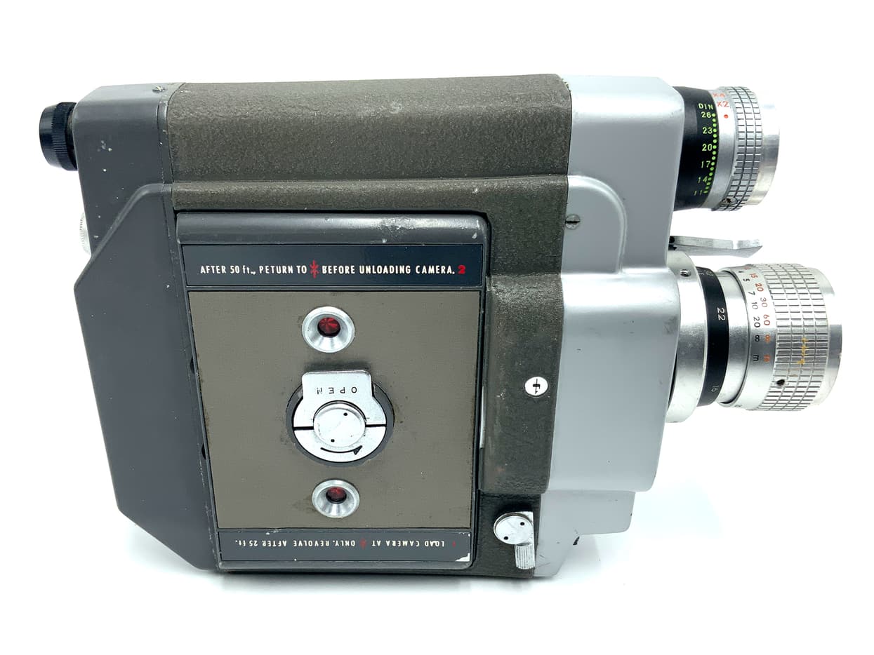 Sekonic Zoom 8 Simplomat Filmkamera mit Resonar Zoom Lens Y 11.5-32mm 1:1.8