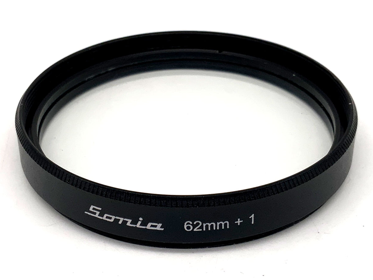 Objectif macro Sonia +1 filtre, filetage circulaire de 62 mm