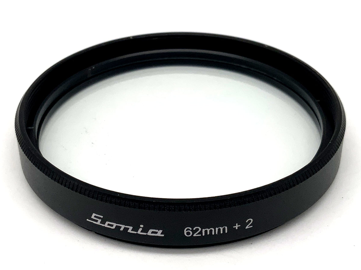 Objectif macro Sonia + 2 filtres, filetage circulaire de 62 mm