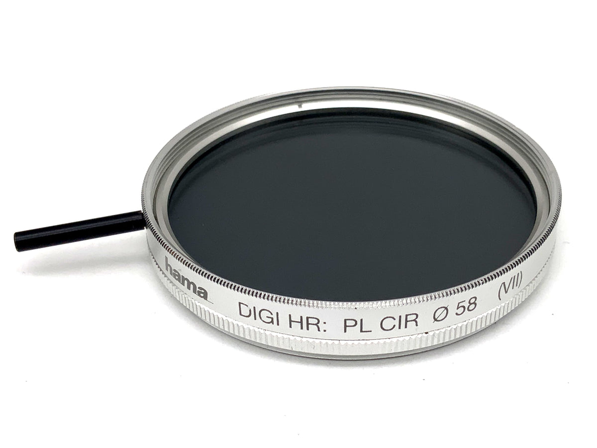 Filtre polarisant Hama DIGI HR:PL CIR (VII) argenté, filtre circulaire de 58 mm