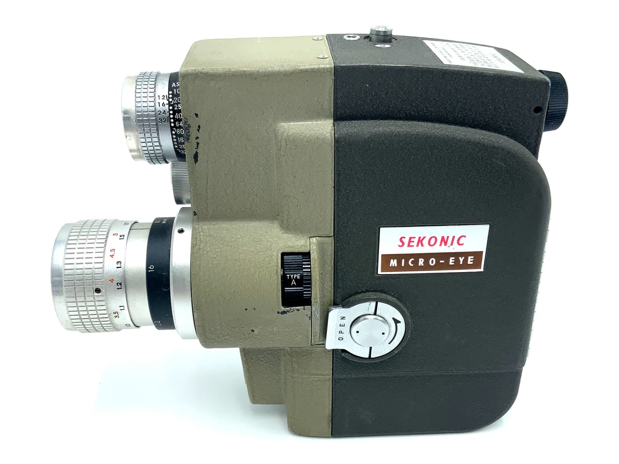 Sekonic Micro-Eye 53EE Filmkamera mit Resonar 11.5-32mm 1:1.8