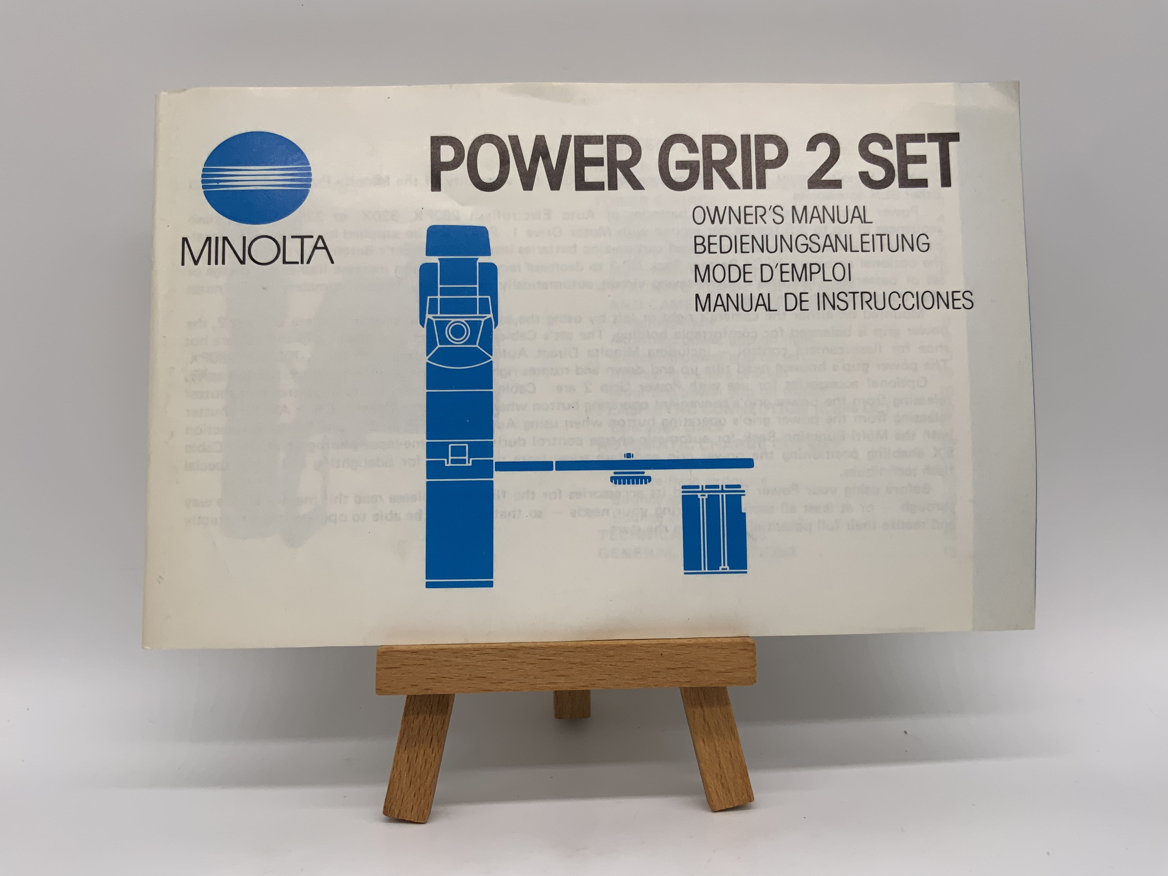 Minolta Power Grip 2 Set Bedienungsanleitung Deutsch