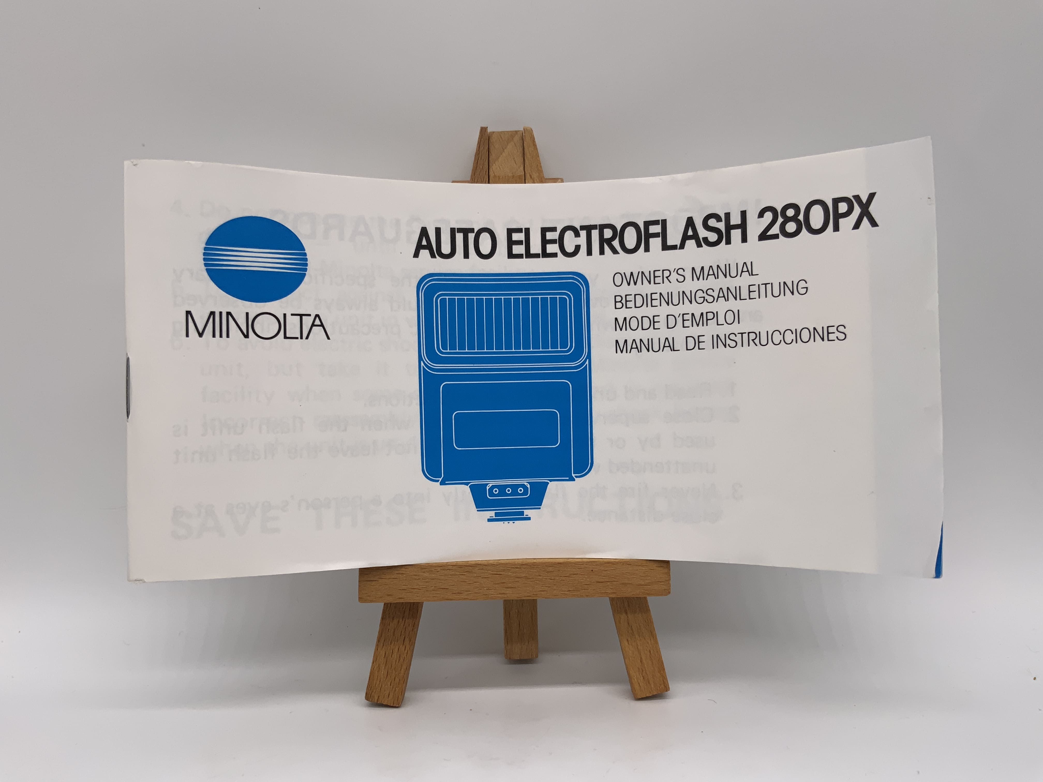 Minolta Auto Electroflash 280PX Bedienungsanleitung Deutsch