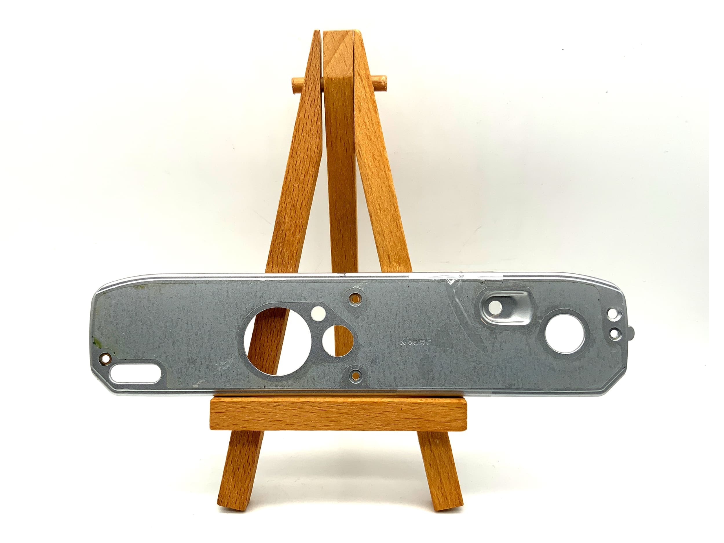 Minolta X-300 base plate, silver, replacement part