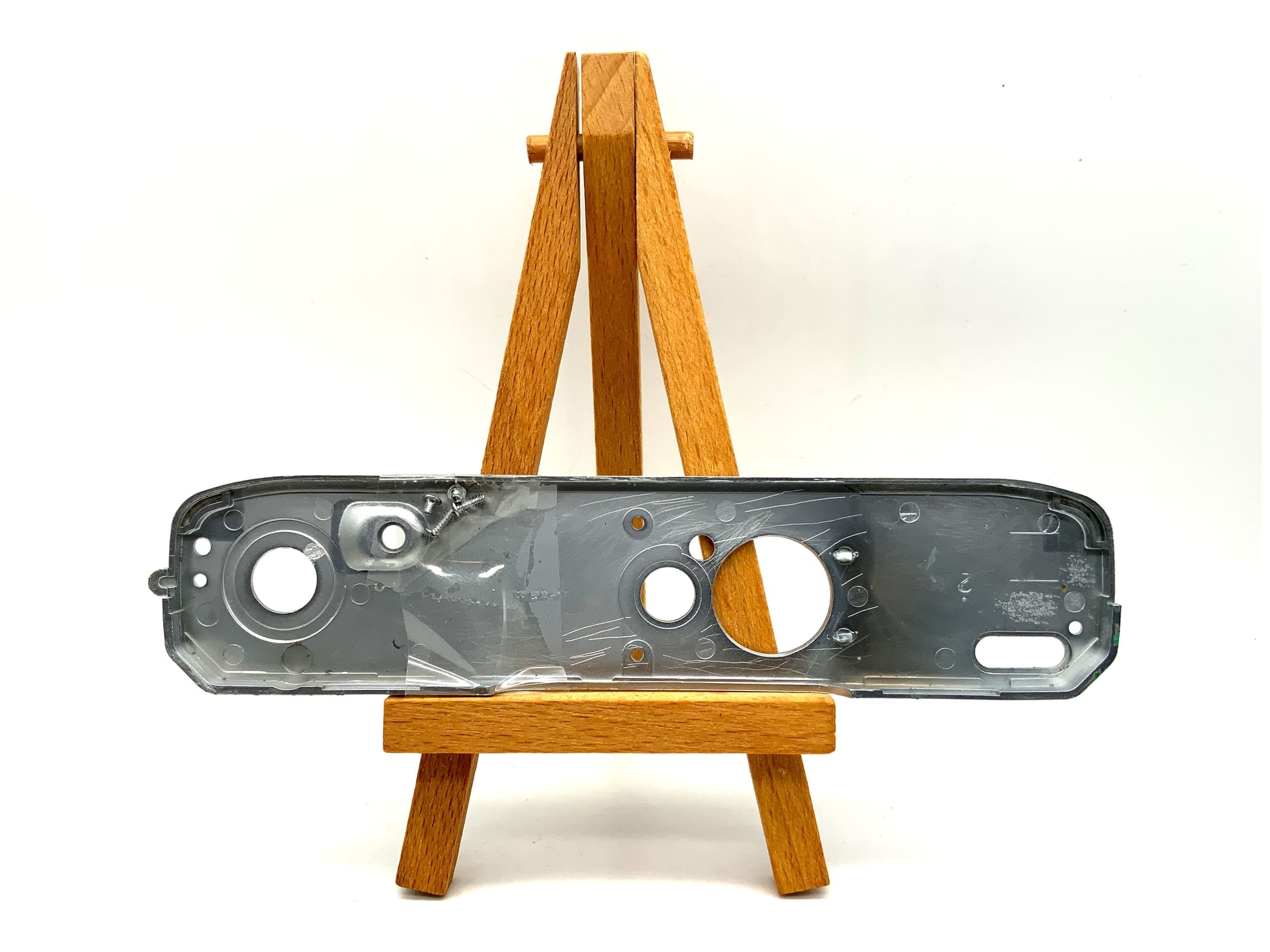 Minolta X-300 base plate, silver, replacement part