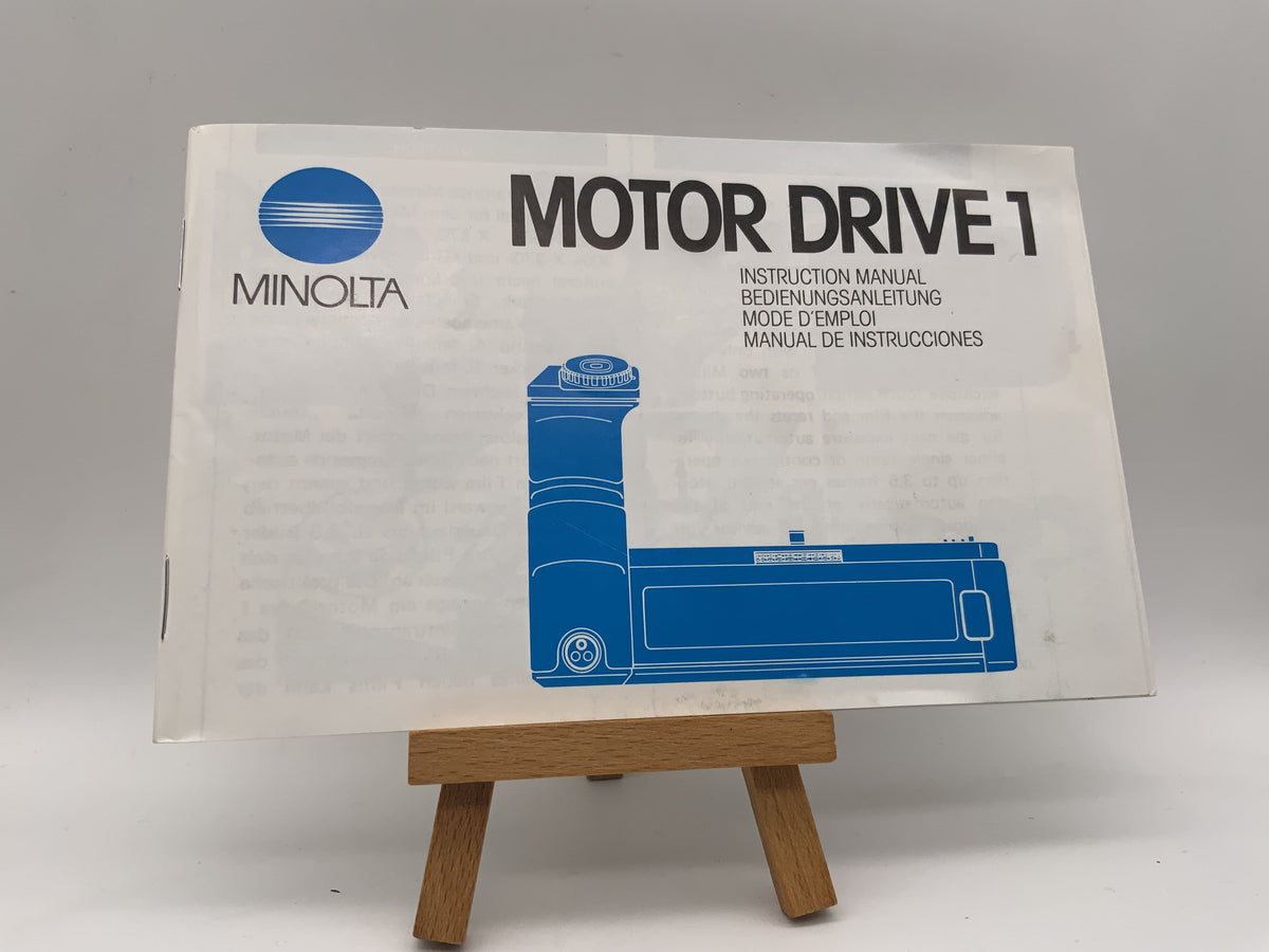 Minolta Motor Drive 1 Bedienungsanleitung Deutsch