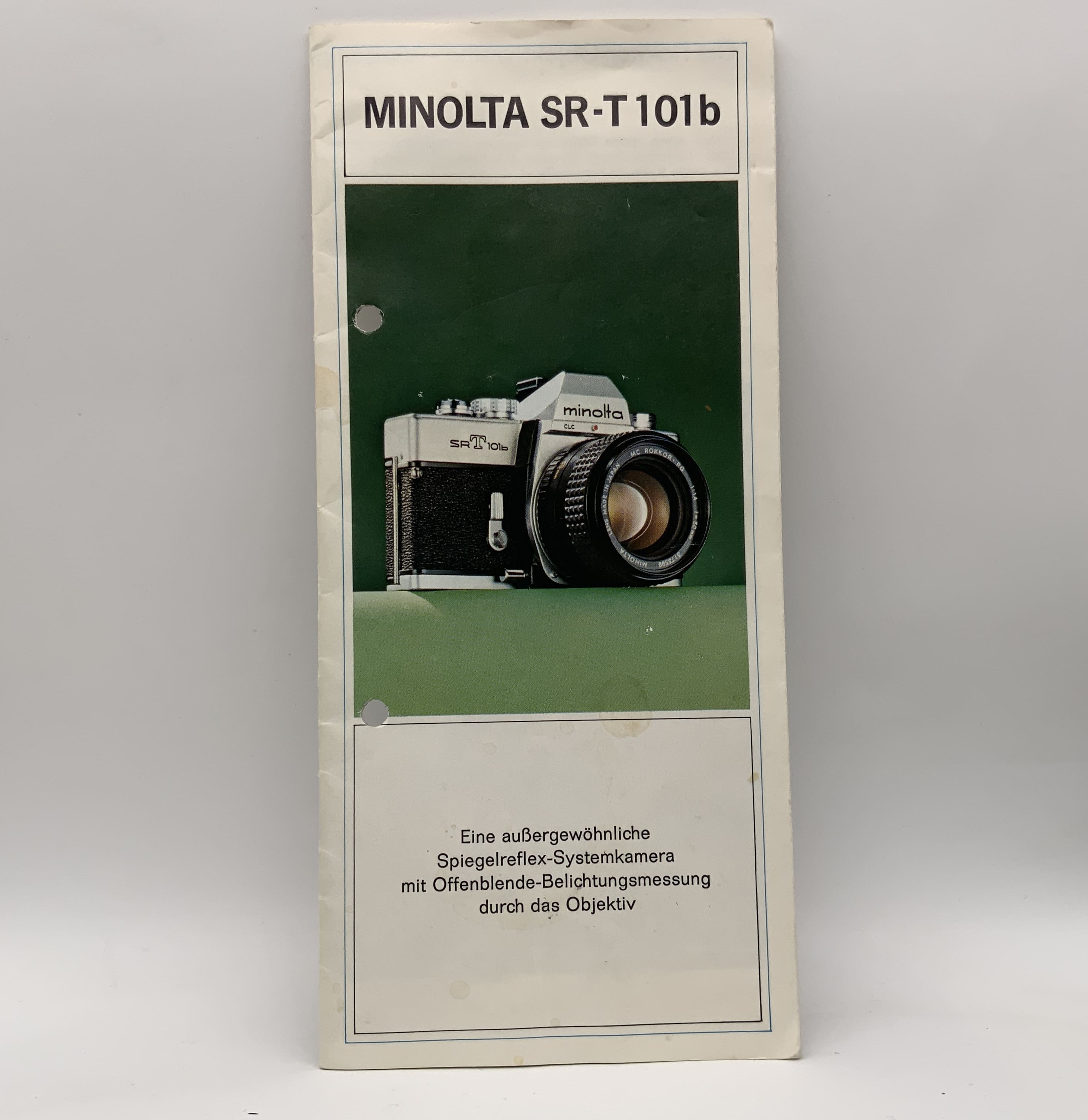 Minolta SR-T101 b Broschüre Deutsch